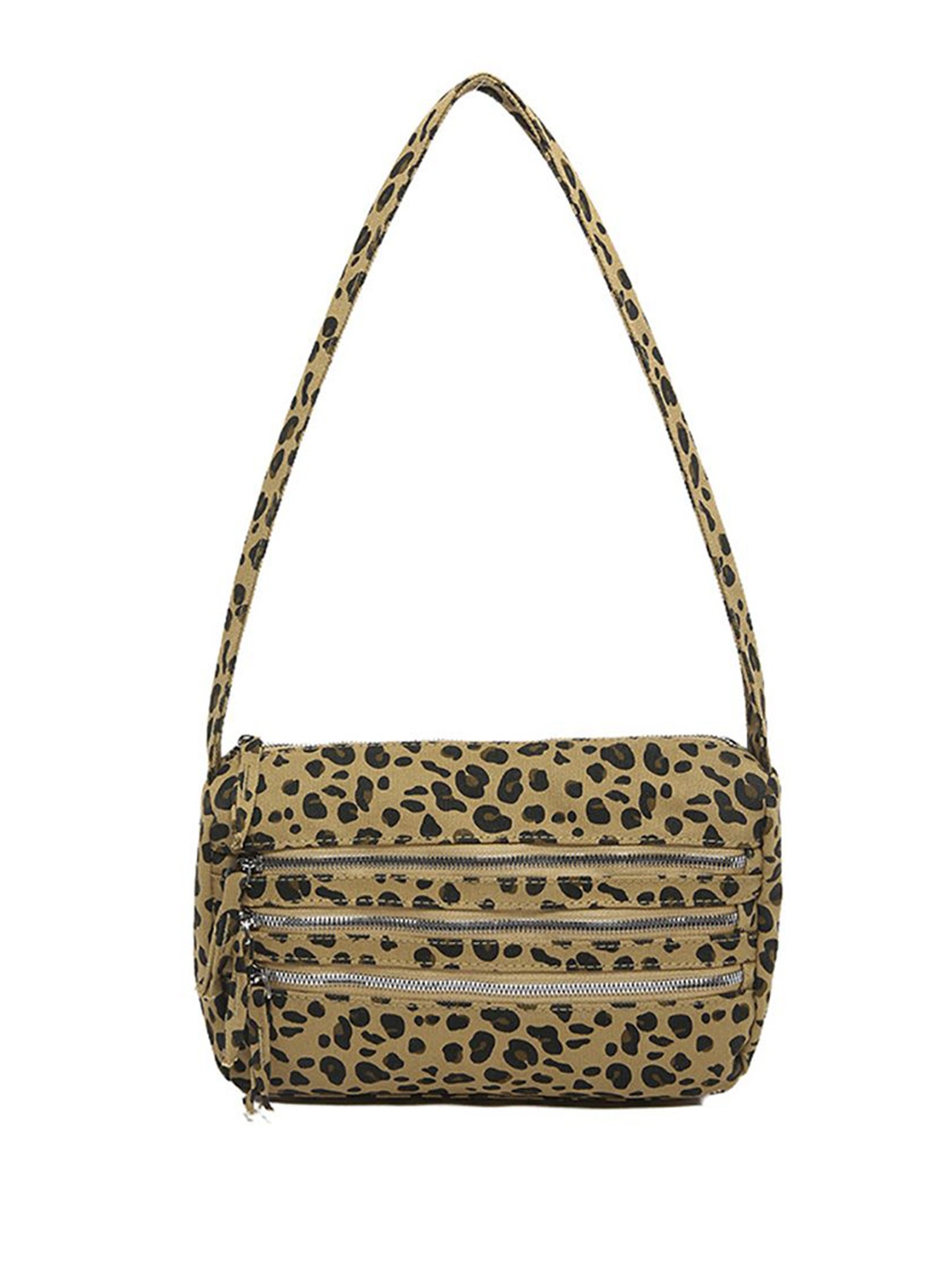 

StyleCast x Revolte Women Animal Printed Bowling Sling Bag, Brown