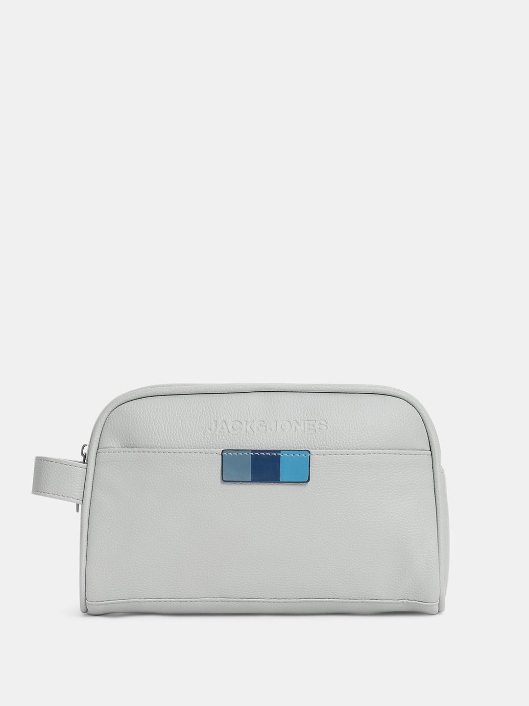 

Jack & Jones Men Textured Solid Structured Handheld Bag, White