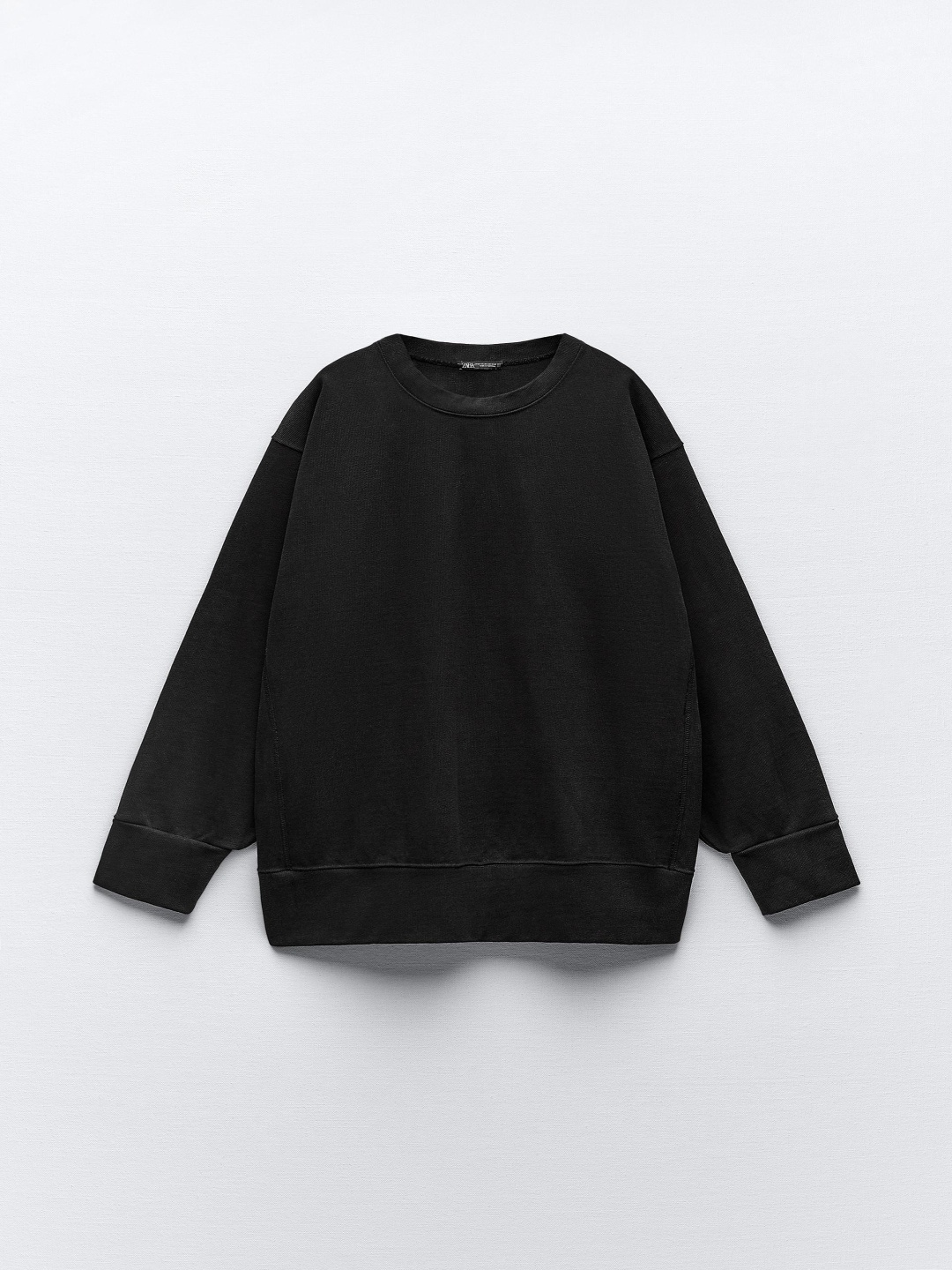 

ZARA Adults-Women Black Sweatshirts