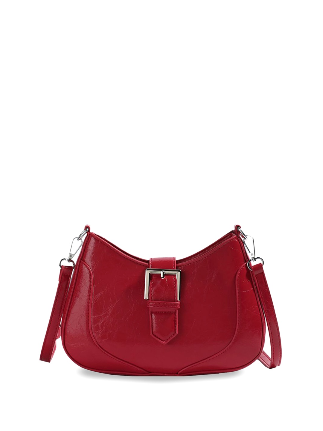 

StyleCast x Revolte PU Half Moon Sling Bag, Red