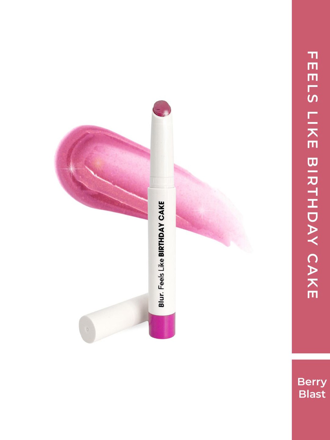 

BLUR INDIA Feels like Birthday Cake Non-Sticky Cheek & Lip Glaze 5 ml - Berry Blast, Pink