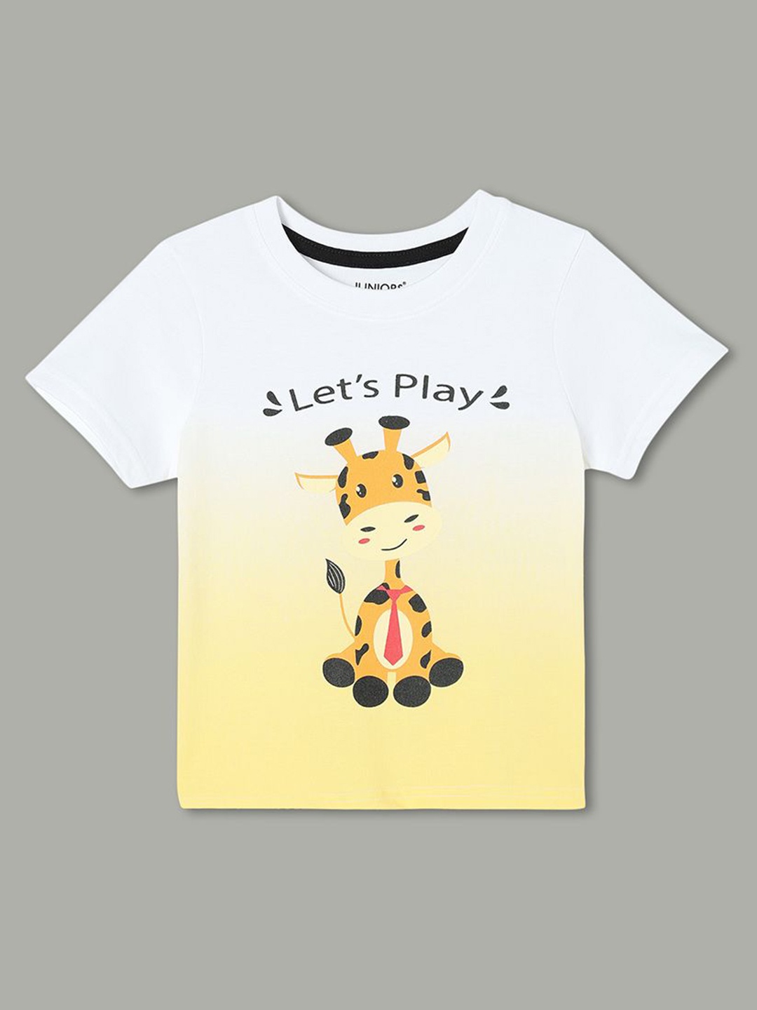 

Juniors by Lifestyle Boys Graphic Printed Round Neck Cotton T-shirt, Yellow