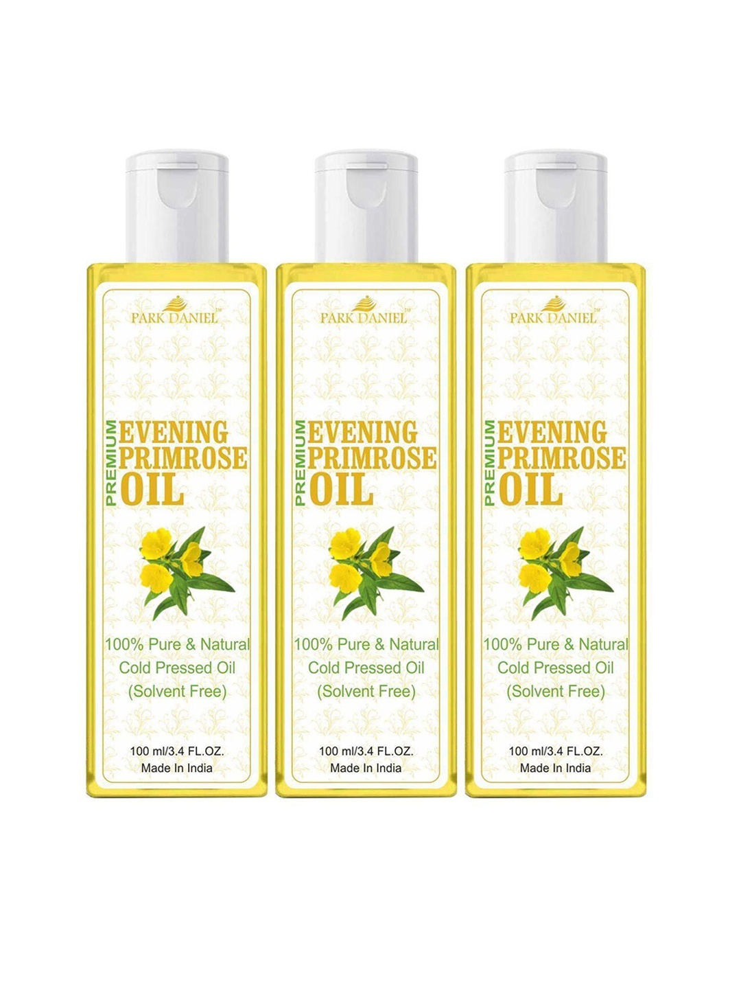 

Park Daniel Set Of 3 100% Pure & Natural Evening Promise Oil- 100 ml Each, Transparent