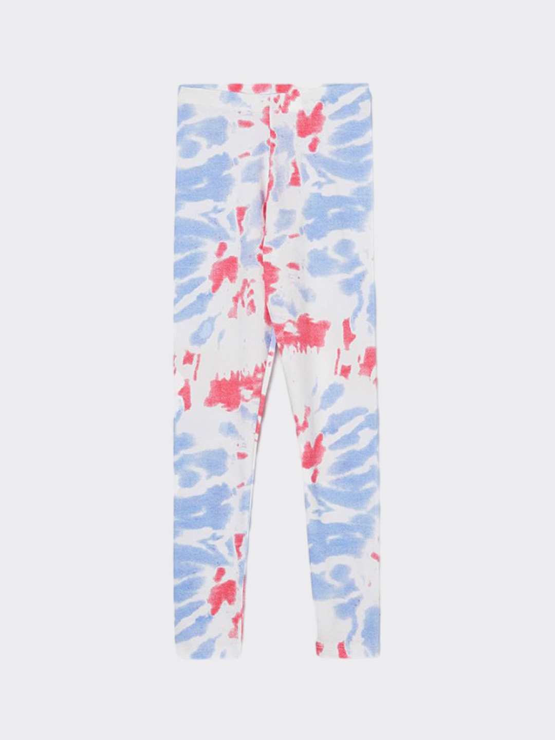 

Fame Forever by Lifestyle Girls Abstract Printed Cotton Mid-Rise Ankle-Length Leggings, White