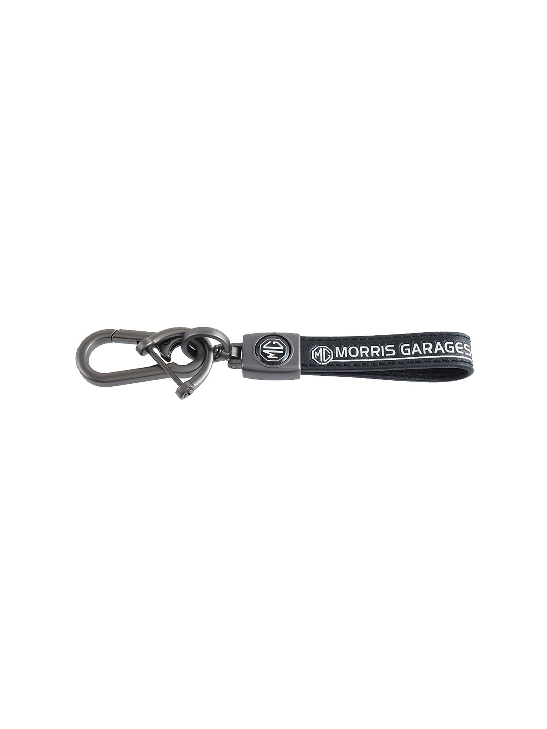 

MEMOIR Textured Pure Leather Morris Garage MG SUV Key Chain, Black