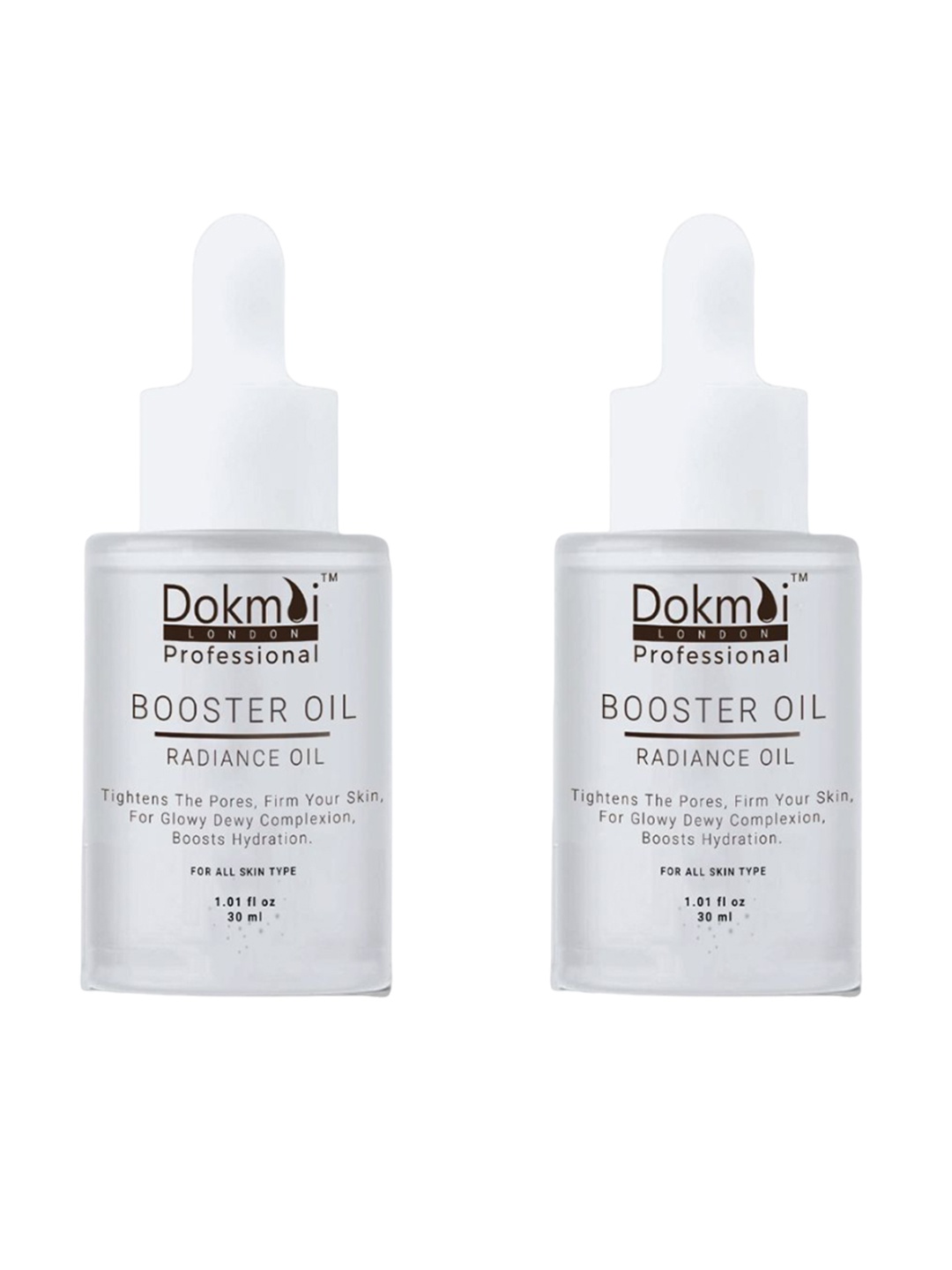 

Dokmai London Set Of 2 Booster Radiance Oil For Anti-Aging - 30 ml Each, Transparent