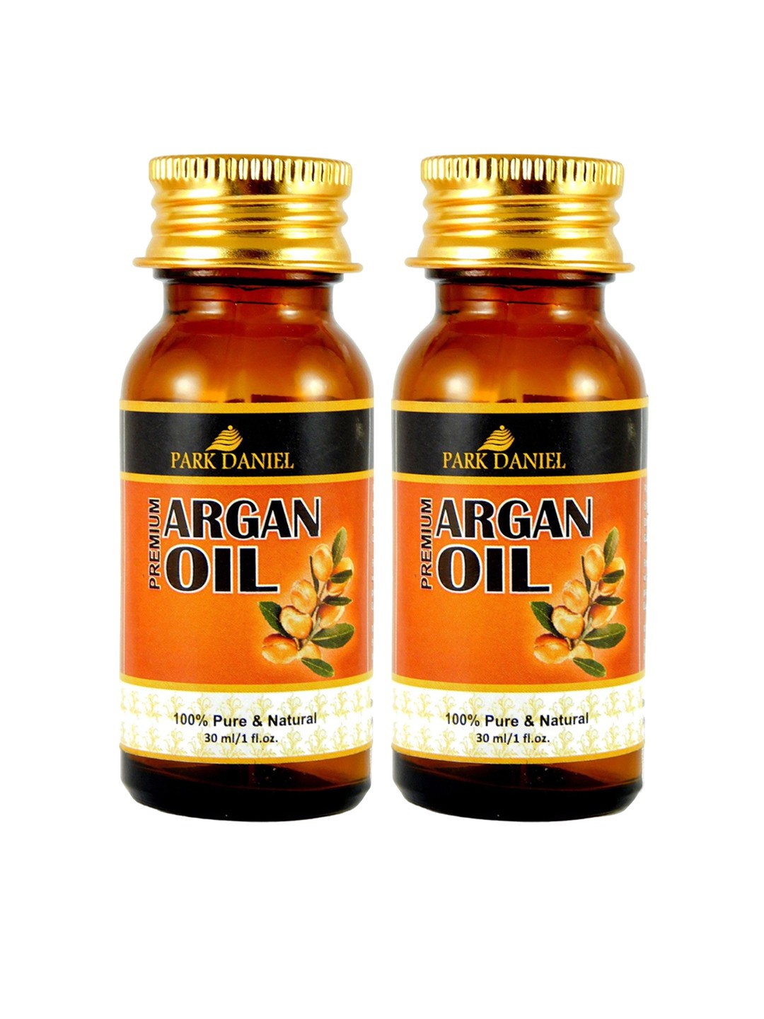 

Park Daniel Set Of 2 Premium Argan Carrier Oil - 30 ml Each, Transparent