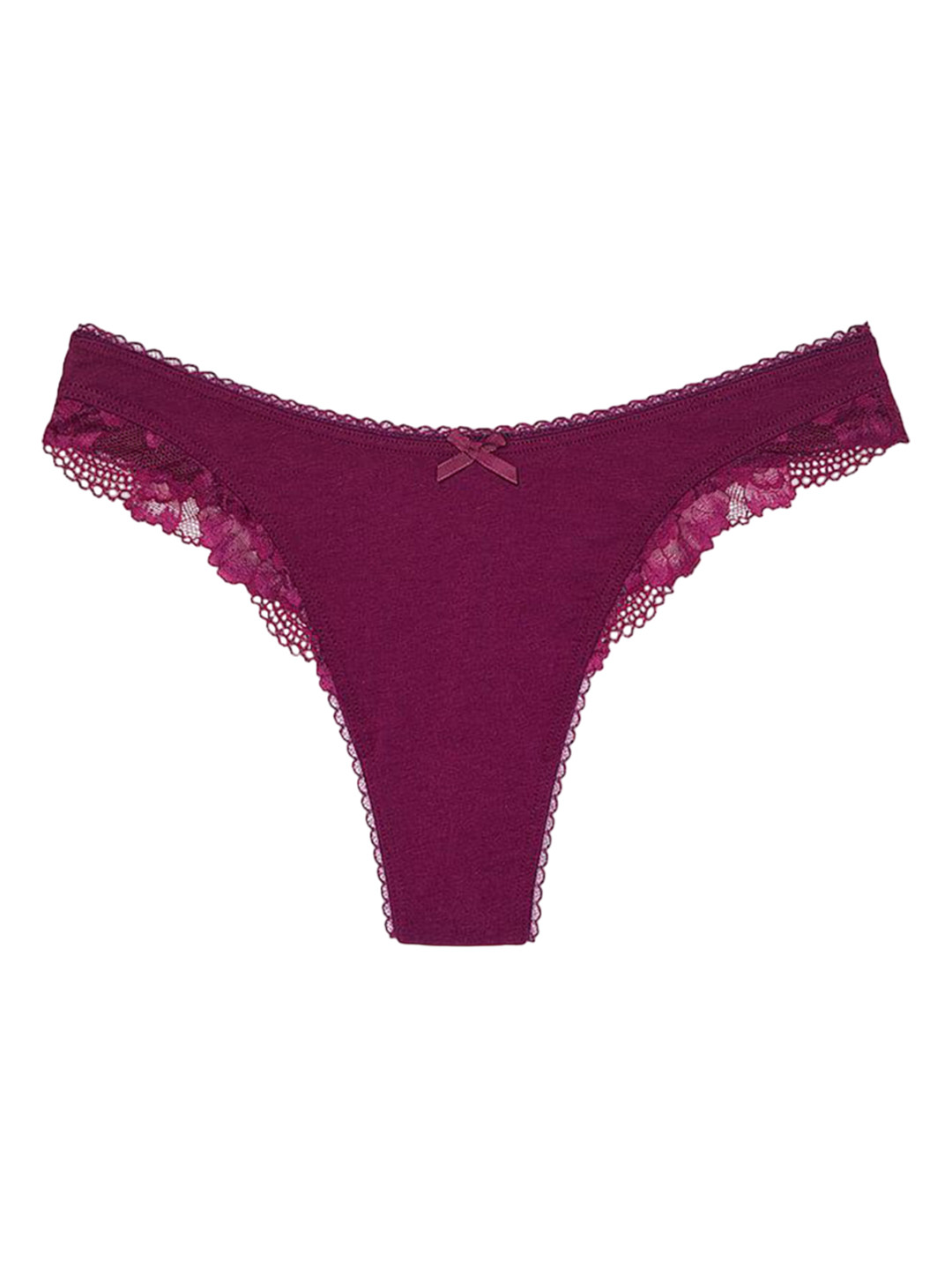 

Victoria's Secret Women High-Leg Scoop Thong Panty, Pink