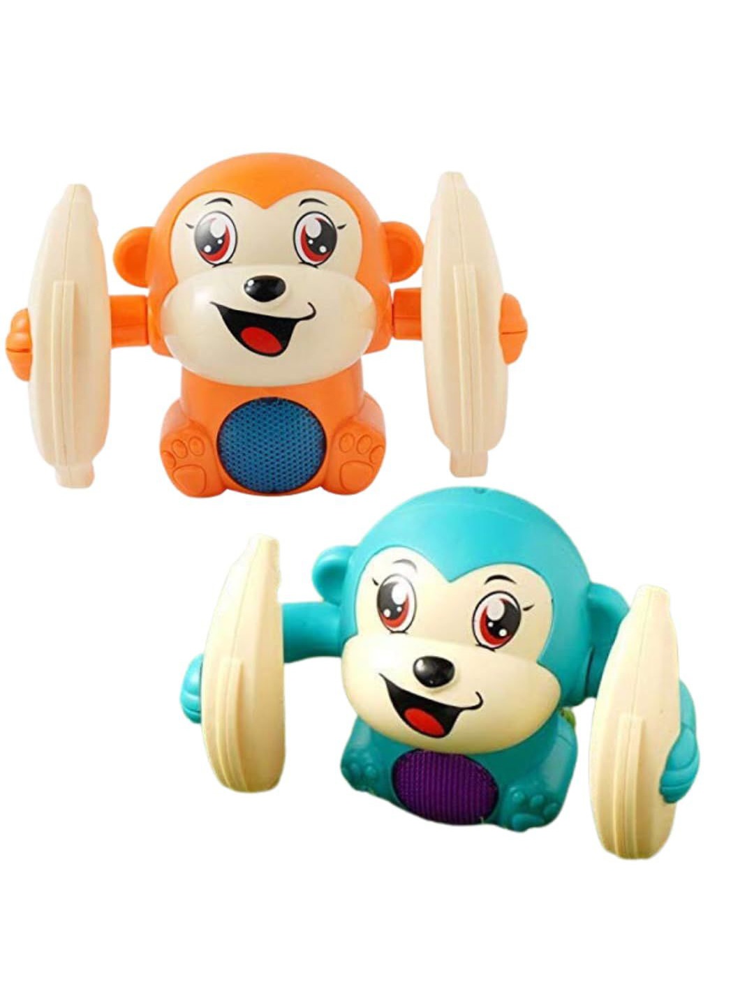 

PLUSPOINT Kids Set of 2 BPA Free Tumbling monkey Gaming Accessory Activity Toys and Games, Blue