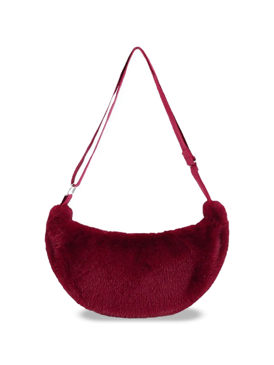 

StyleCast x Revolte Women Textured Structured Shoulder Bag, Maroon