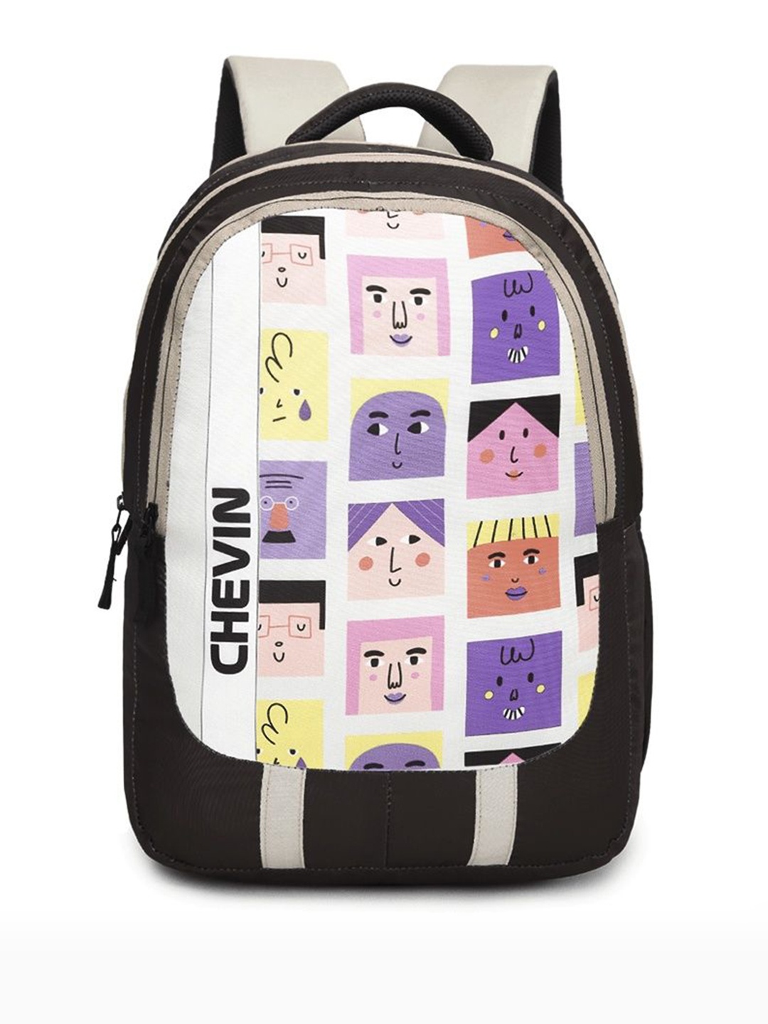 

CHEVIN Unisex Graphic Backpack, Black