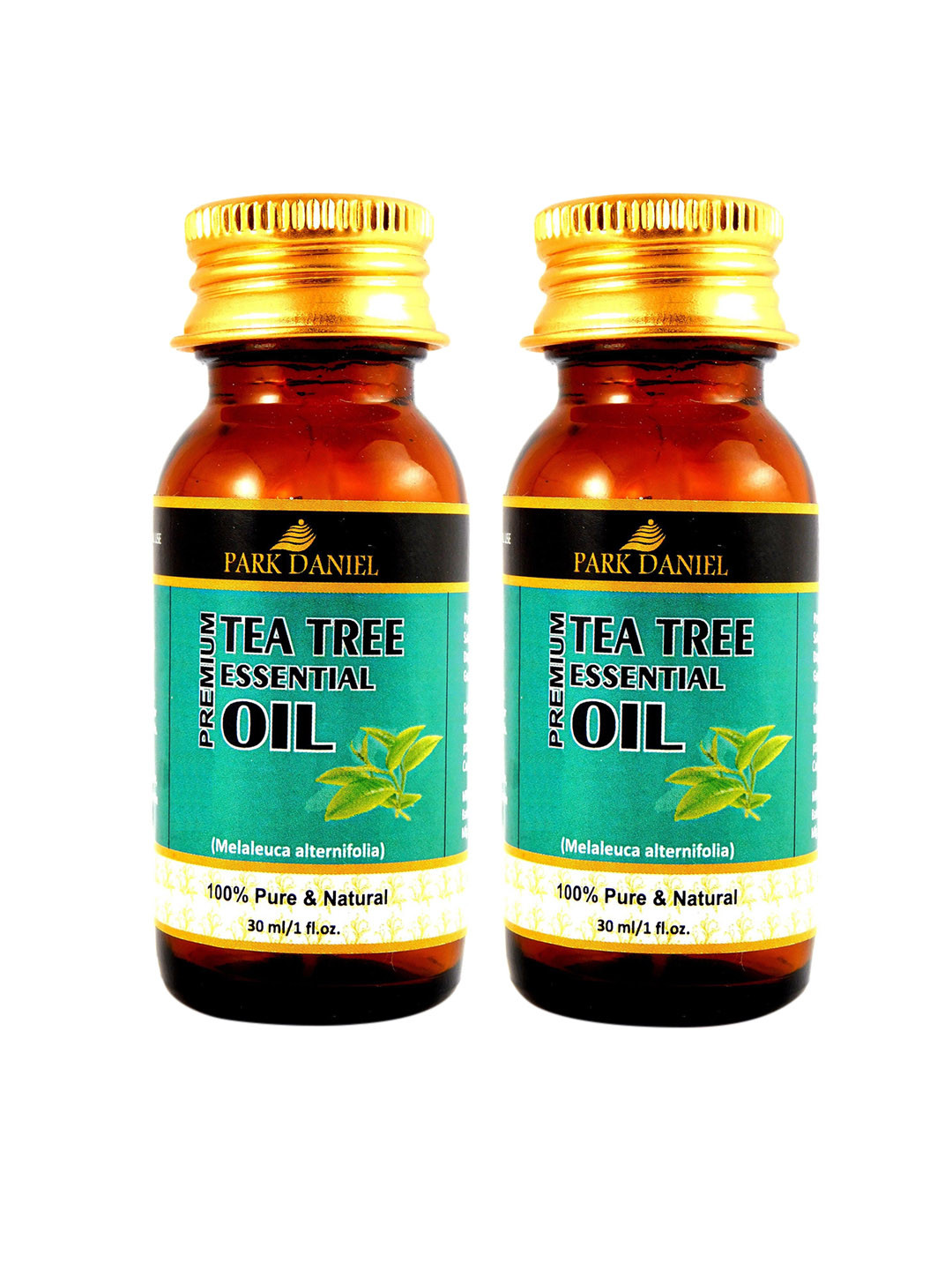 

Park Daniel Set Of 2 Pure Natural Tea Tree Oil For Skin & Hair- 30 ml Each, Transparent