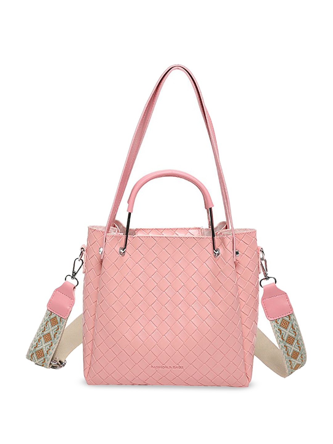 

StyleCast x Revolte PU Bucket Satchel, Pink