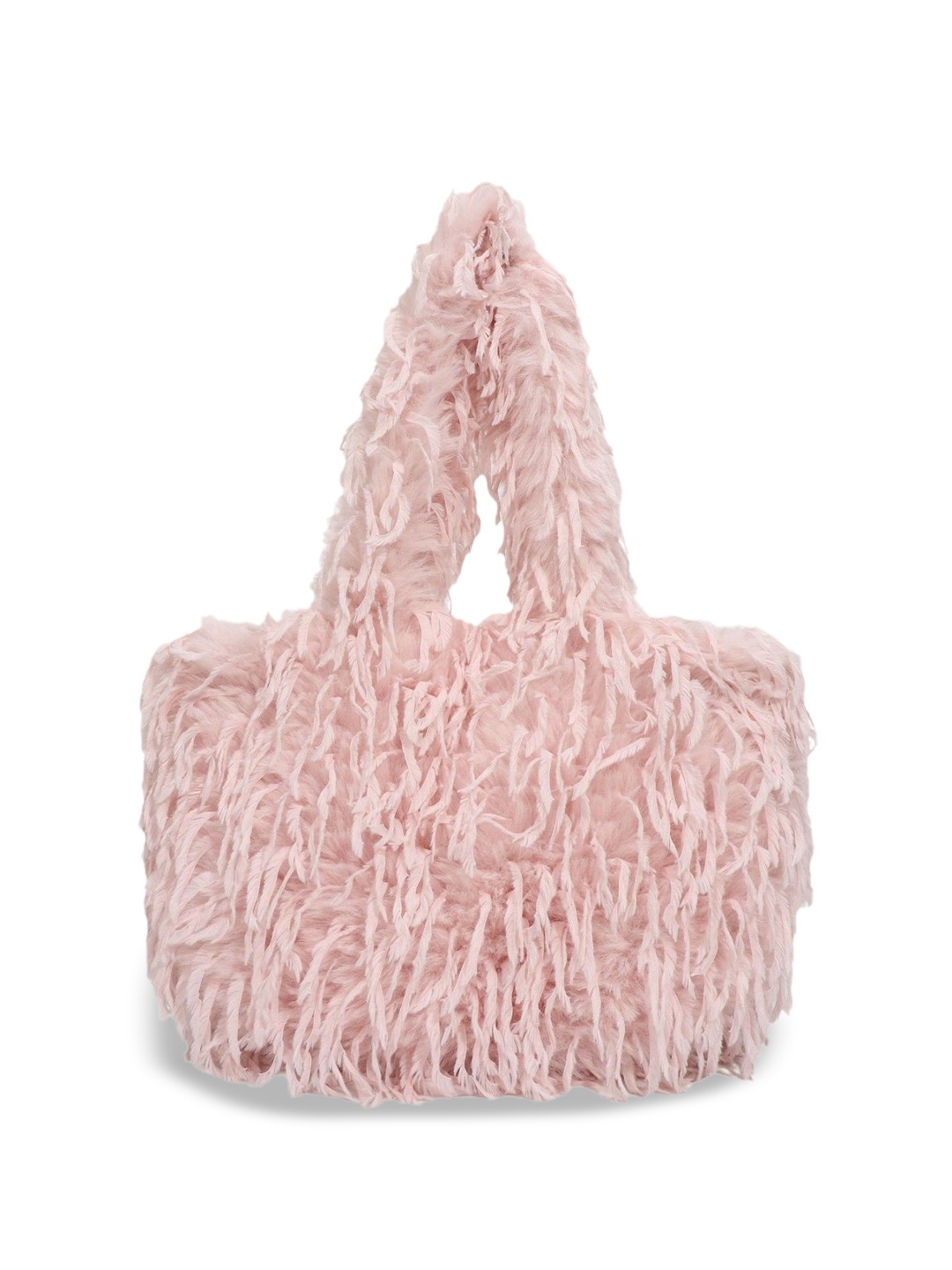 

StyleCast x Revolte Women Self Design Lace Handheld Bag, Pink