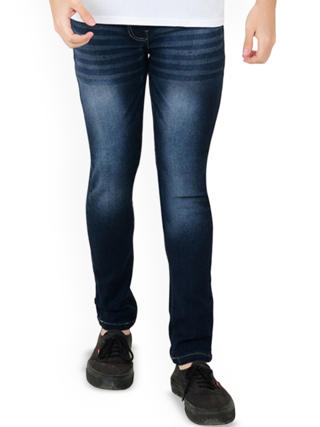 

COMFITS Men Classic Mid-Rise Light Fade Jeans, Blue