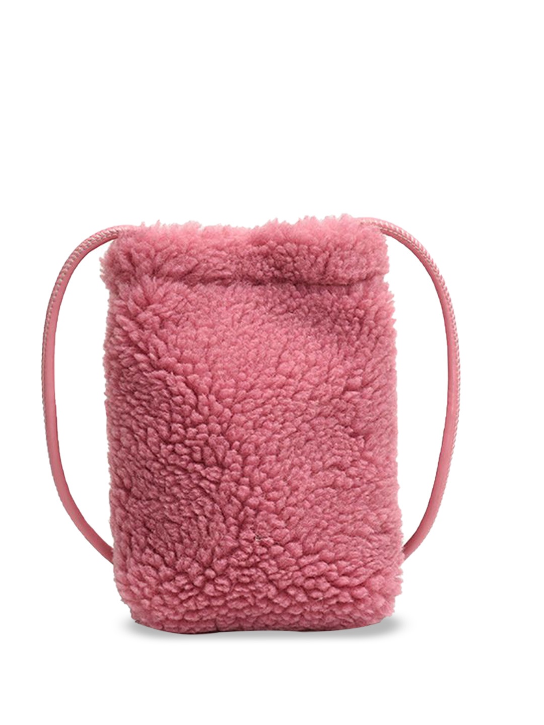 

StyleCast x Revolte Women Self Design Lace Sling Bag, Pink