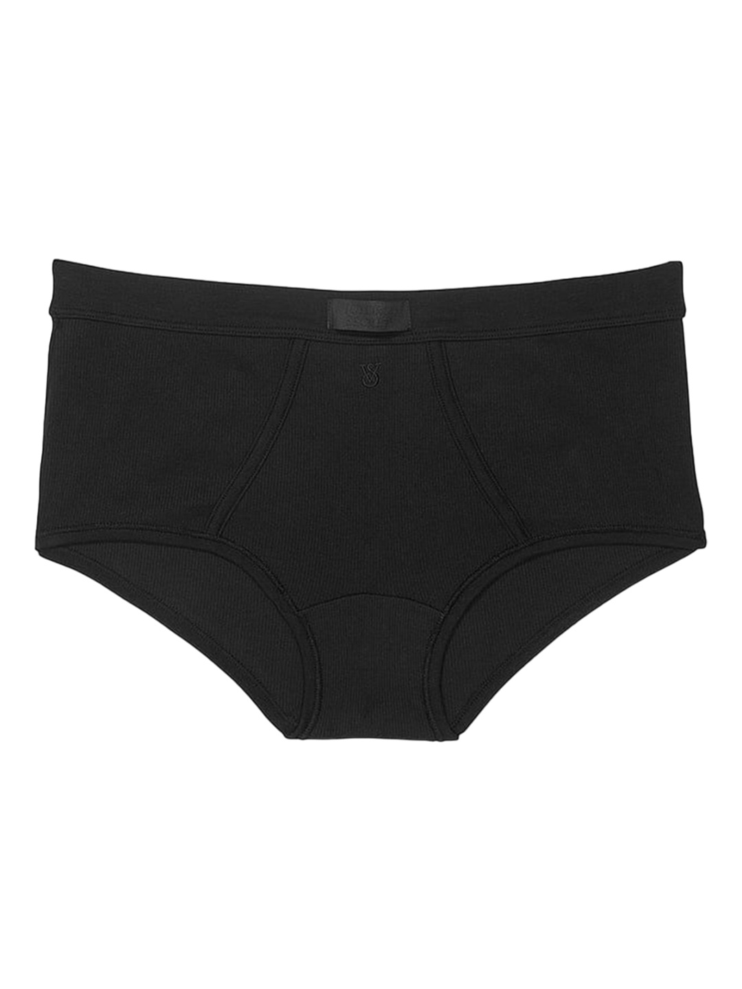 

Victoria's Secret Women Logo Patch Boy Shorts Briefs, Black