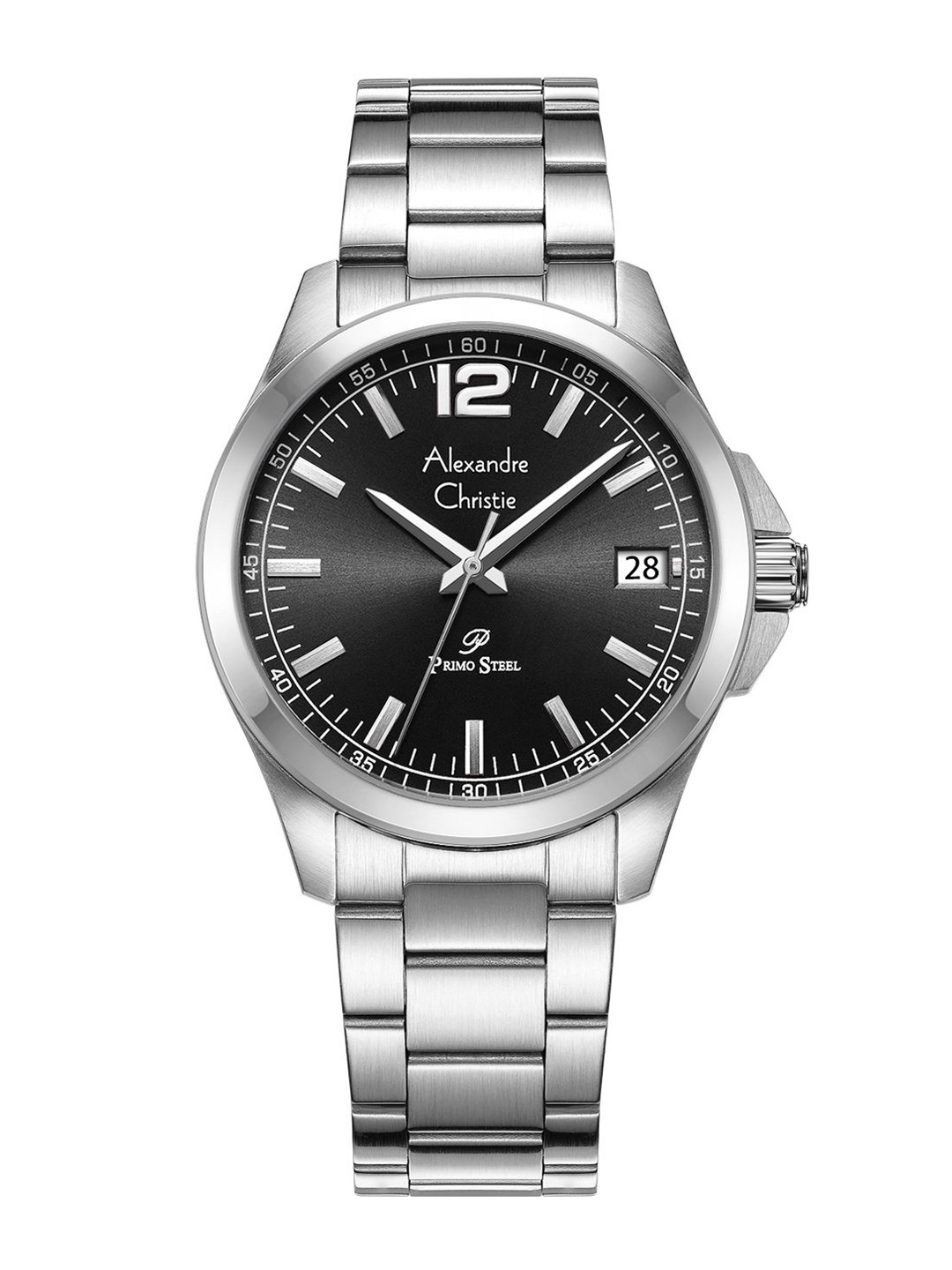 

Alexandre Christie Men Bracelet Style Straps Analogue Watch 1031MDBSSBA, Silver