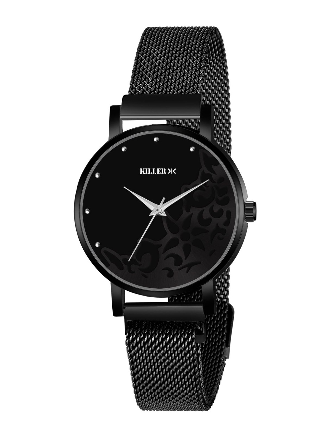 

Killer Women Dial & Bracelet Style Straps Analogue Watch HOBKL-004-BK, Black