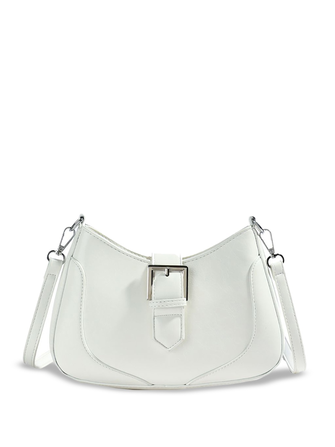 

StyleCast x Revolte Women Solid Shopper Shoulder Bag, White