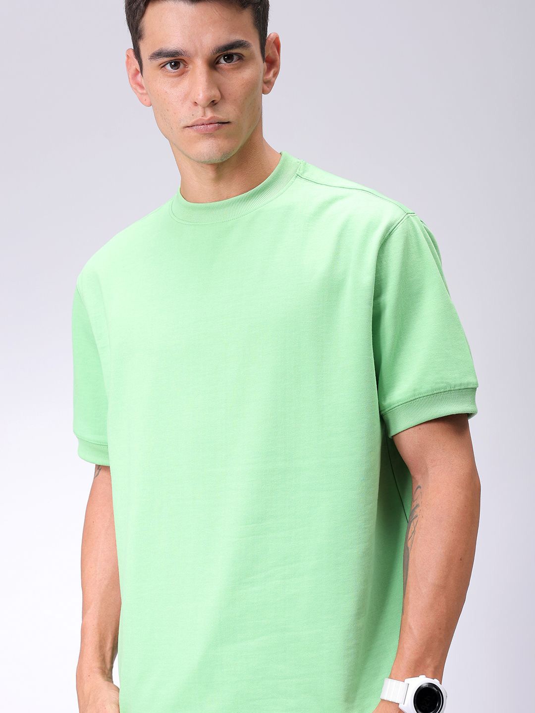 

The Indian Garage Co Men Round Neck Sweatshirt, Green