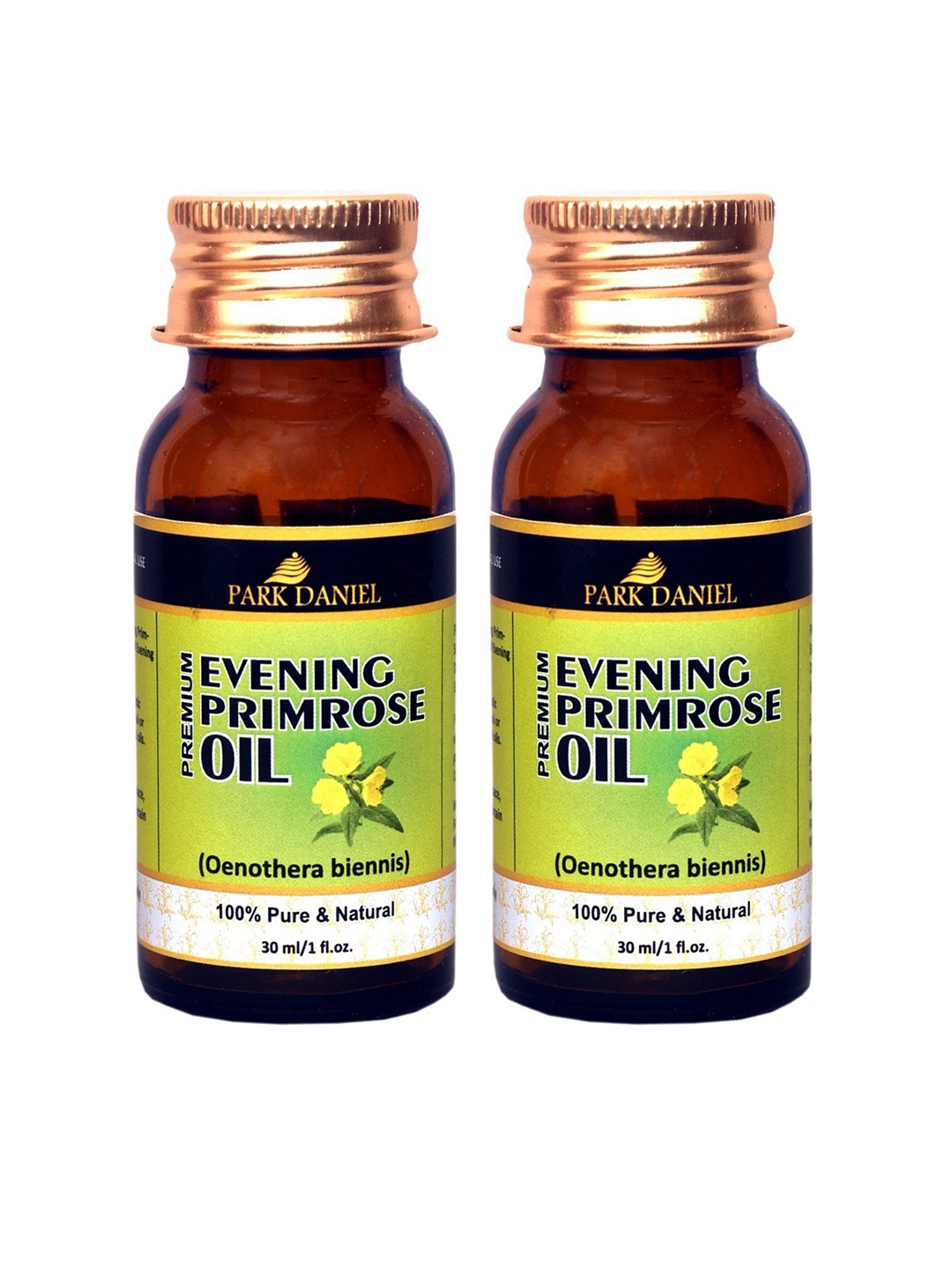 

Park Daniel Set Of 2 Evening Primrose Oil For Skin & Hair - 30 ml Each, Transparent