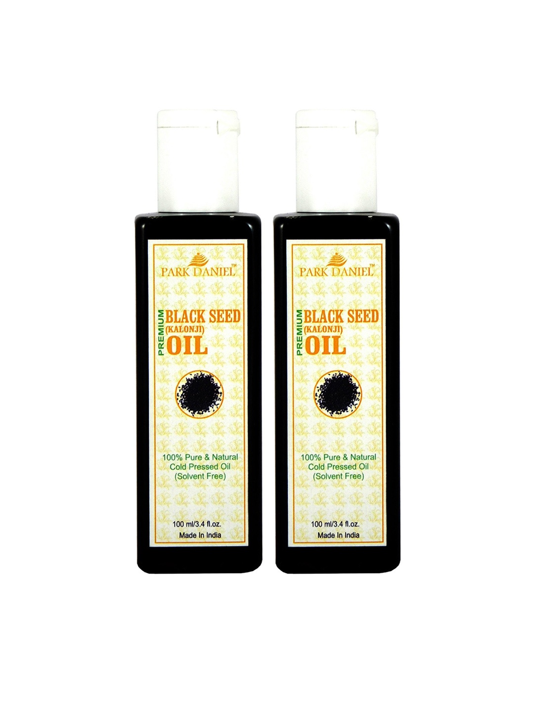 

Park Daniel Set Of 2 Premium Black Seed (Kalonji) Oil - 200ml Each, Transparent