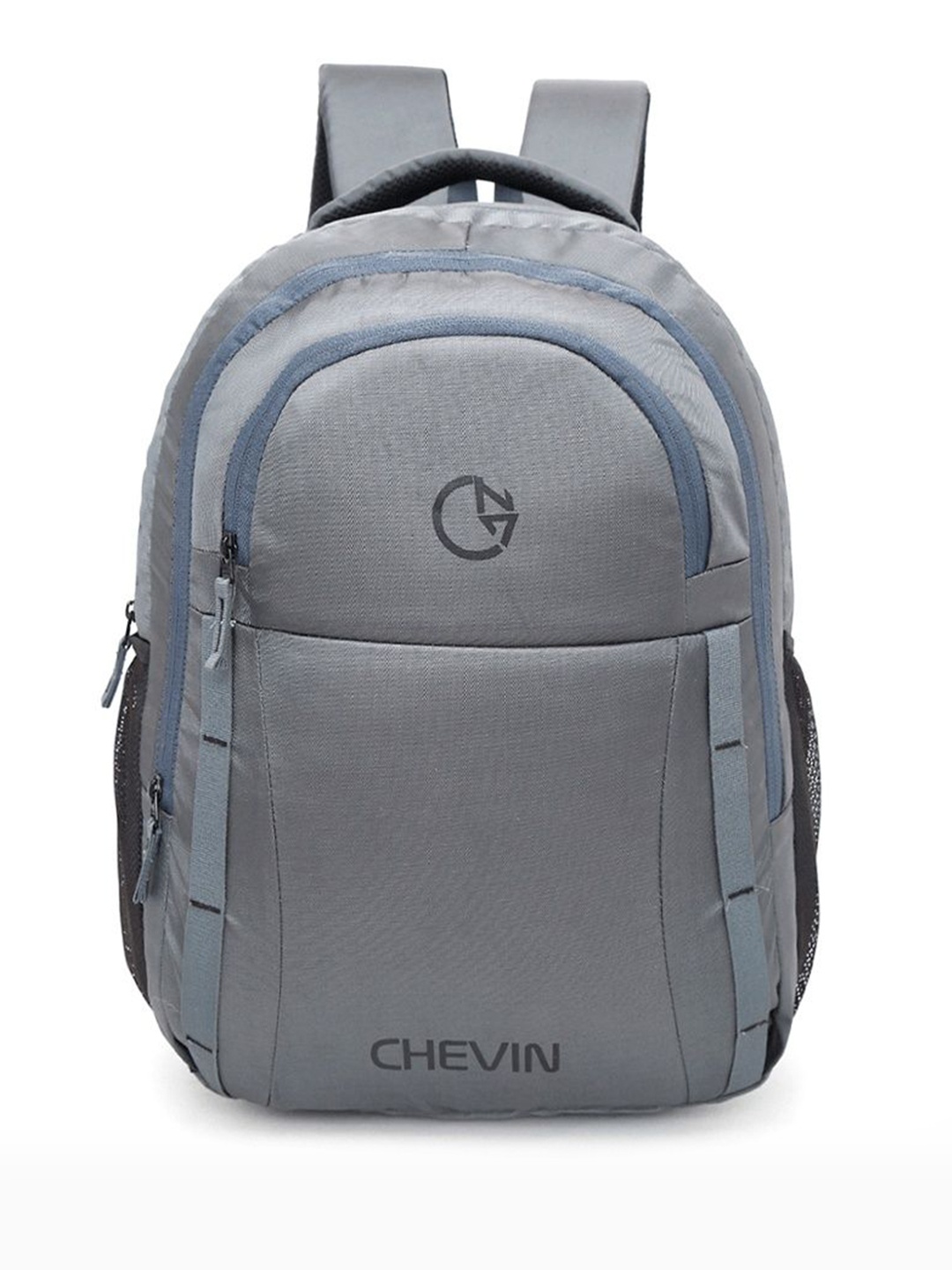 

CHEVIN Unisex Brand Logo Backpack, Grey