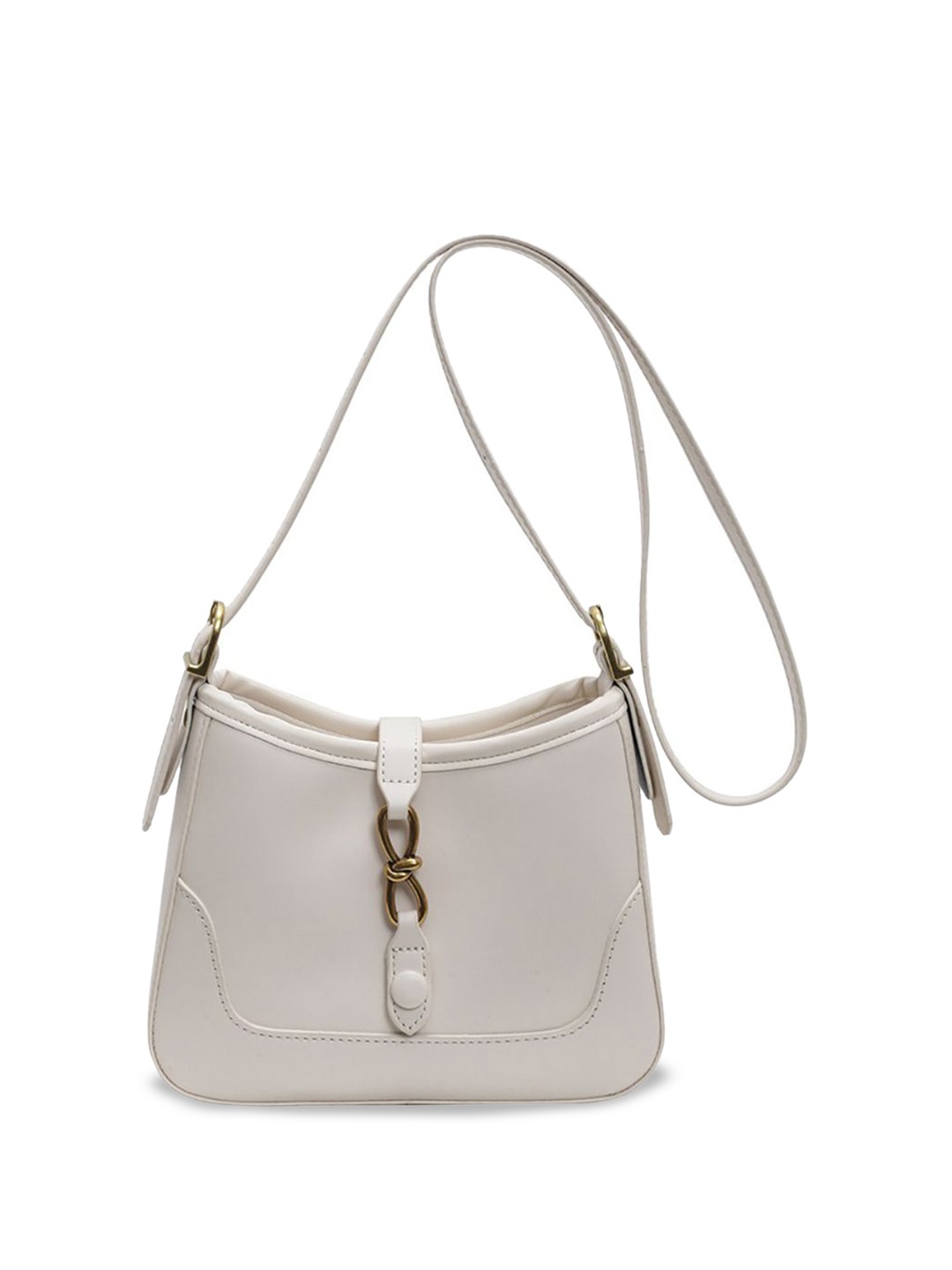 

StyleCast x Revolte Women Solid Shopper Shoulder Bag, Off white