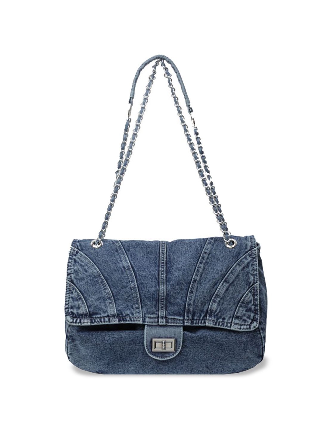 

StyleCast x Revolte Women Solid Shopper Shoulder Bag, Blue