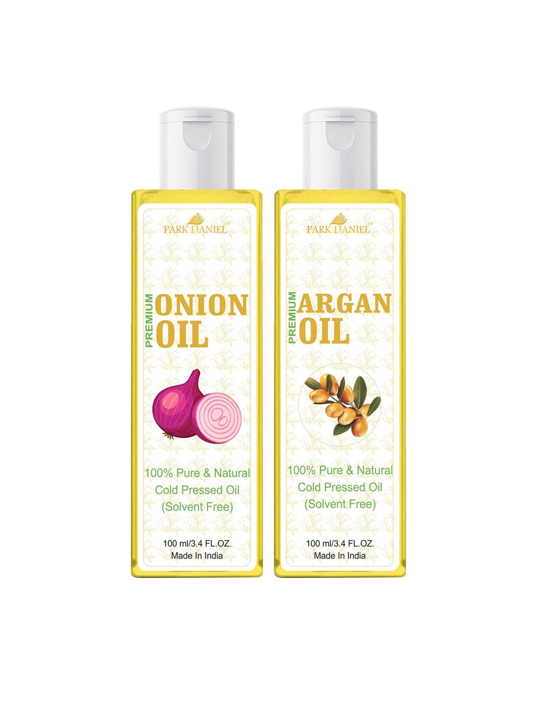 

Park Daniel Set Of 2 Premium Onion Oil With Argan Oil - 100 ml Each, Transparent