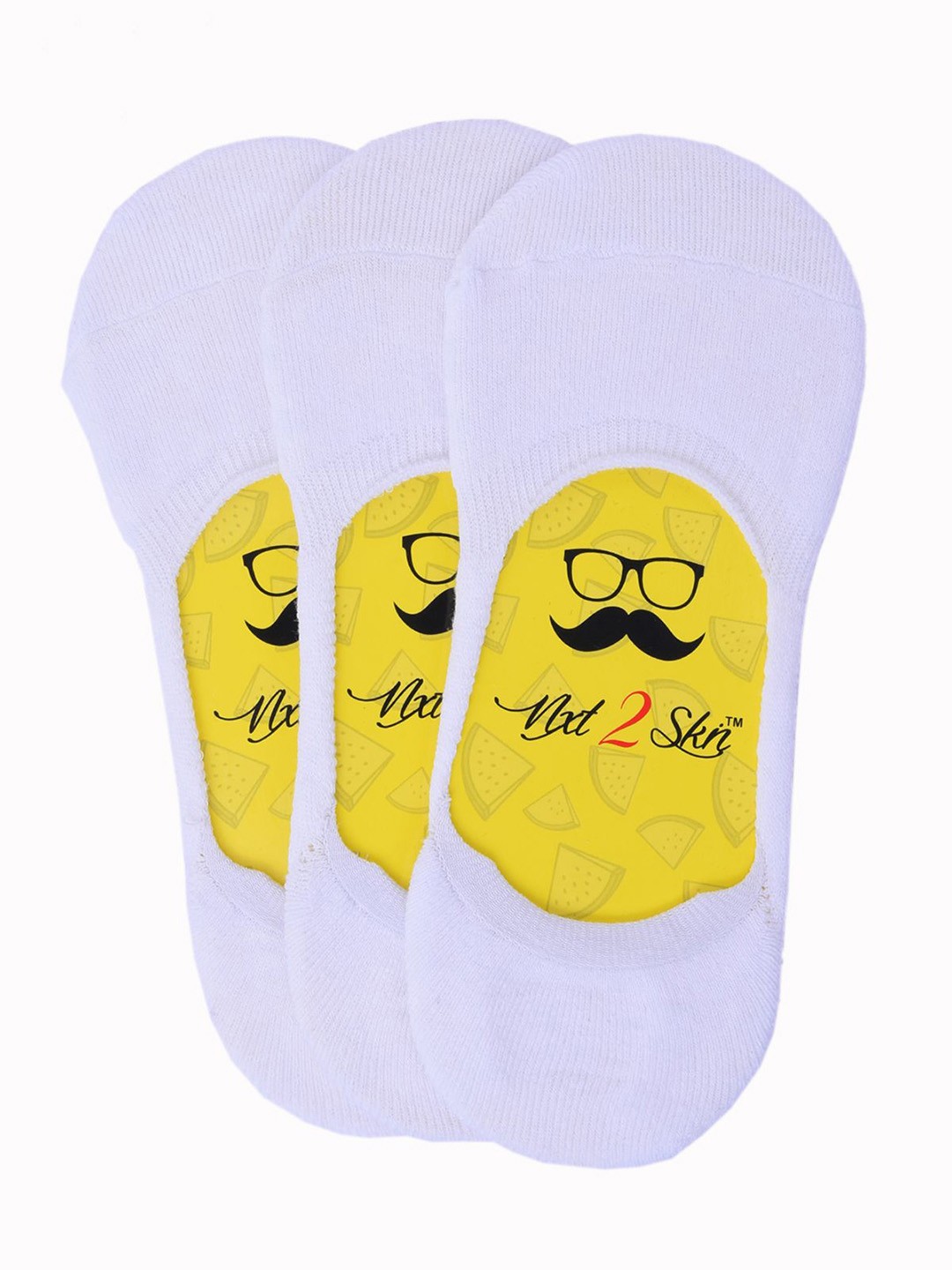 

N2S NEXT2SKIN Men Pack Of 3 Shoe -Liner Socks, Lavender