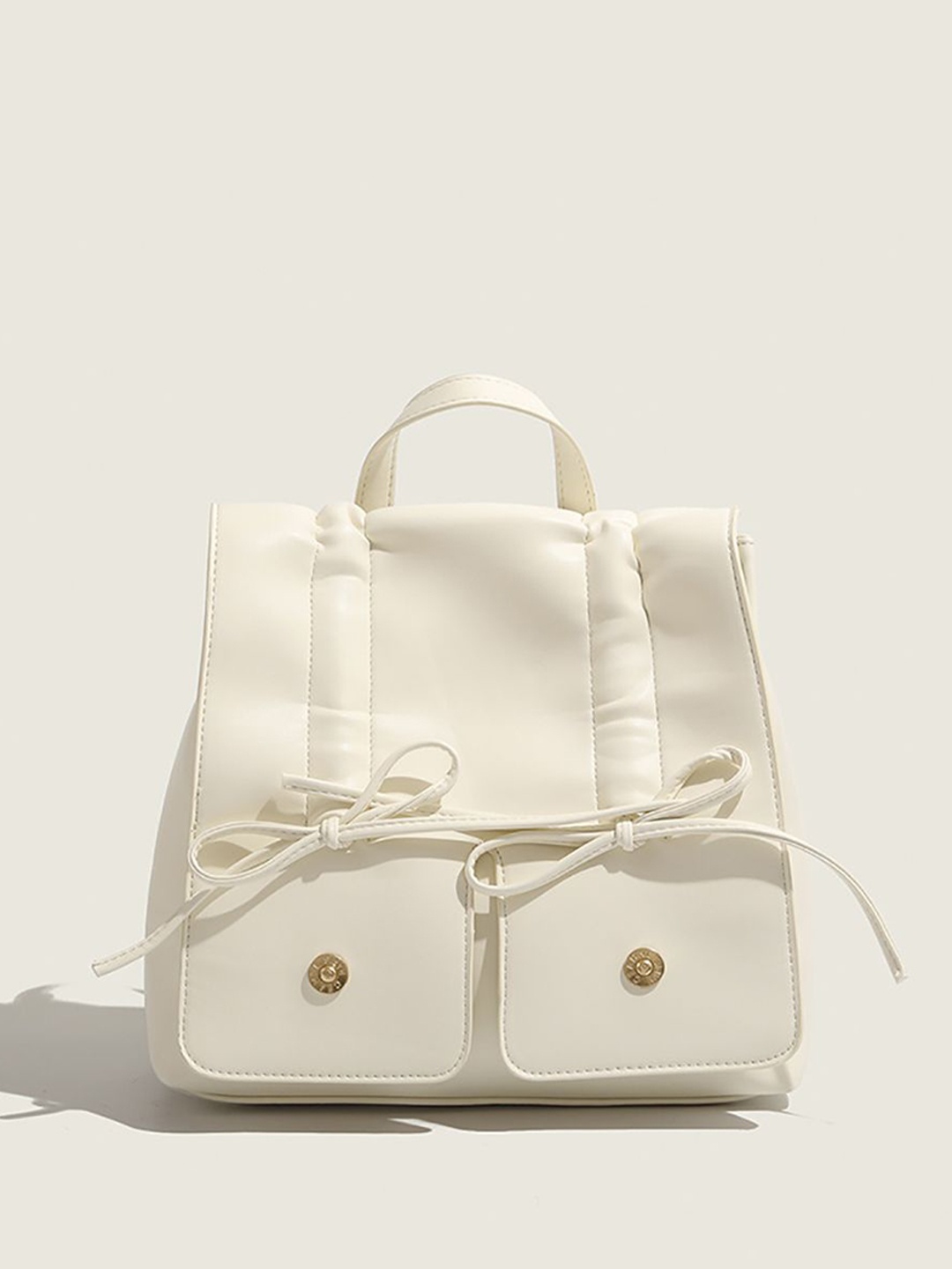 

StyleCast x Revolte PU Swagger Handheld Bag, Off white