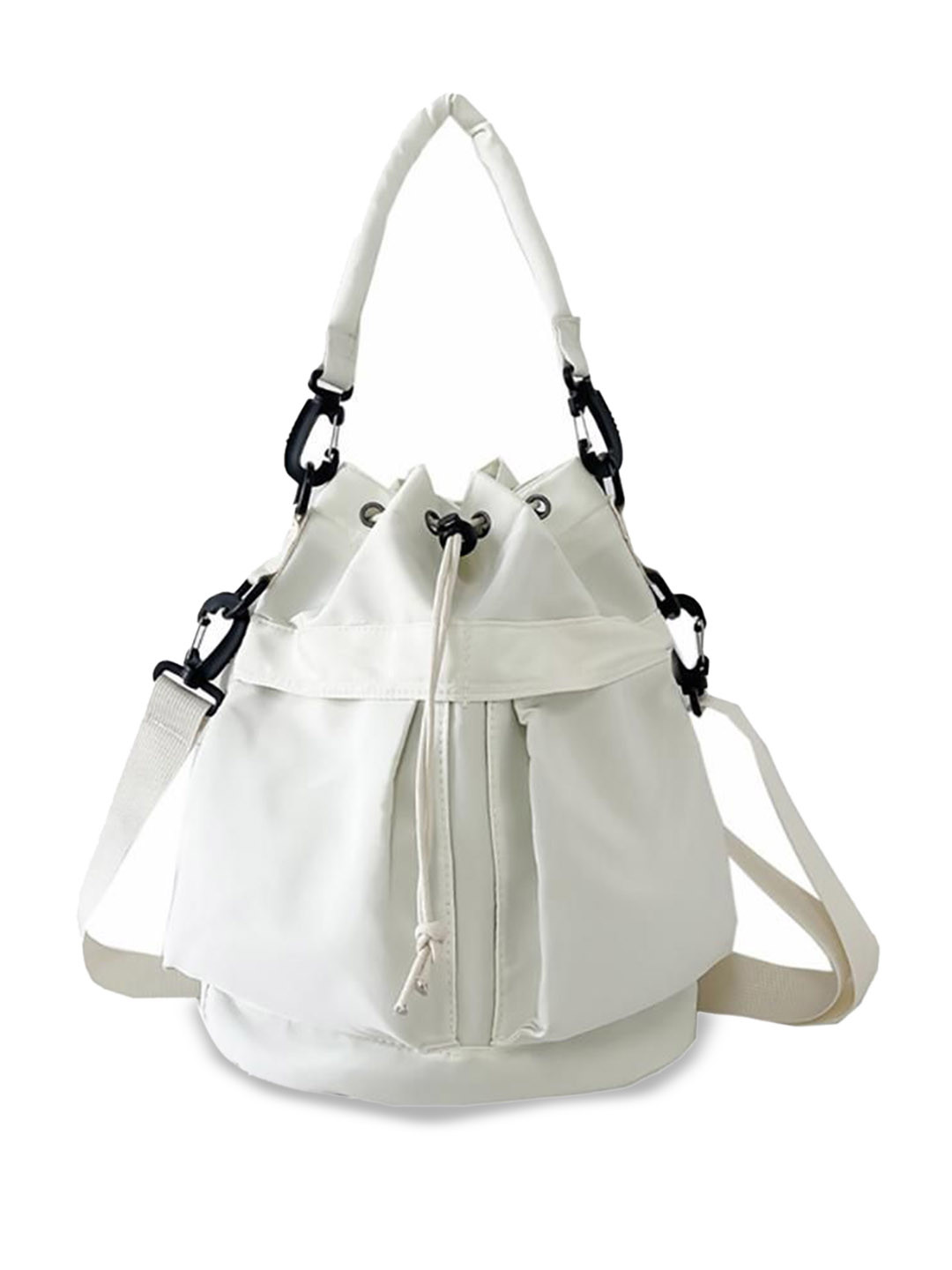 

StyleCast x Revolte Women Solid Shopper Shoulder Bag, White