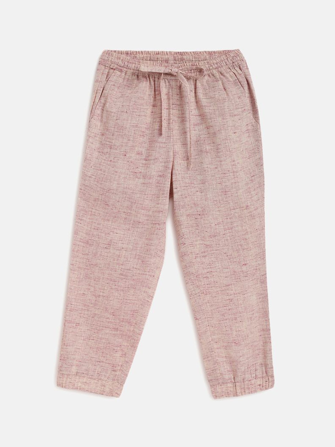 

charkhee Kids Solid Mid-Rise Smart Tapered Fit Joggers, Rust