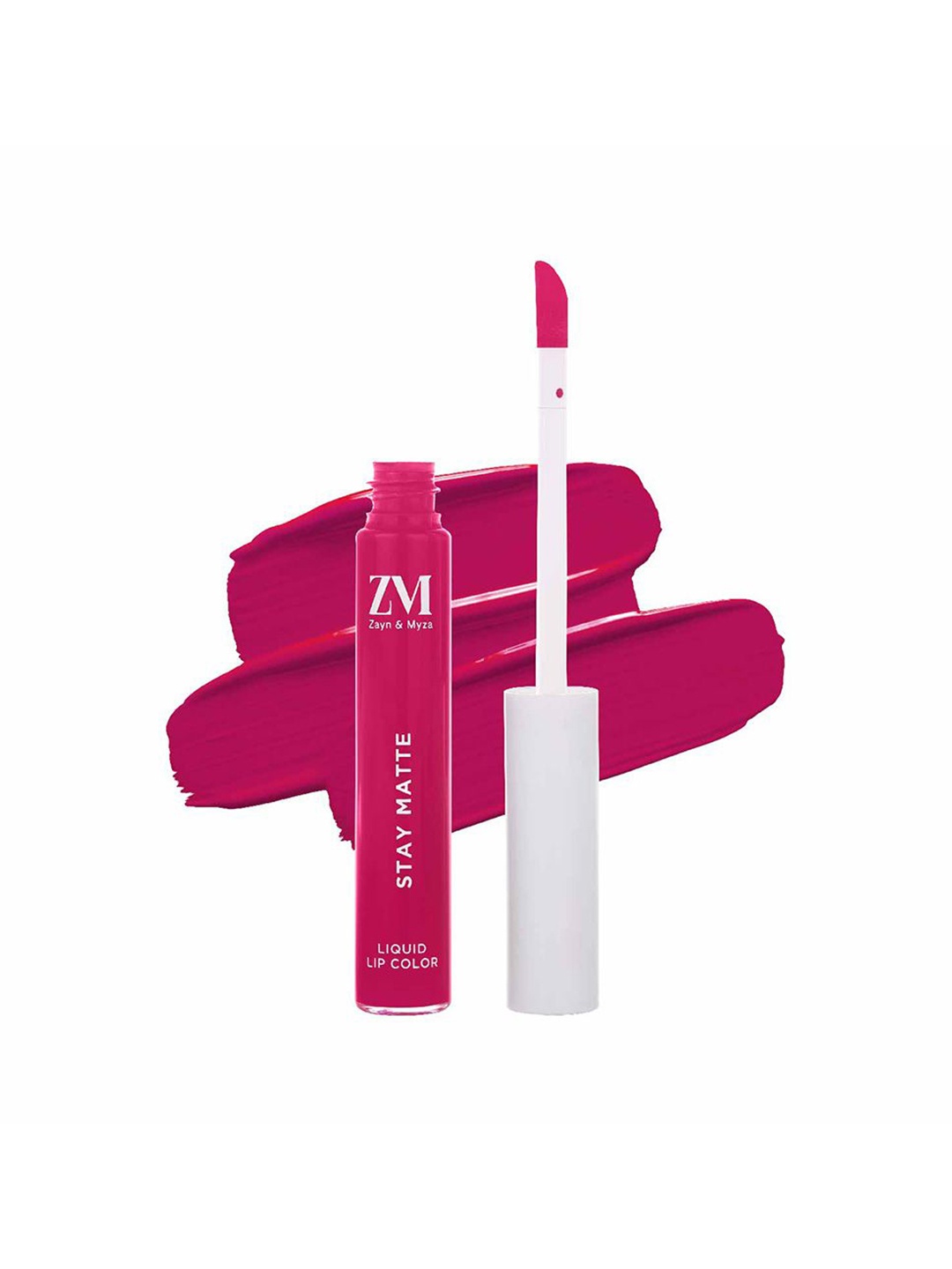 

ZM Zayn & Myza Stay Matte Transfer Proof Long Lasting Lip Colour - 6 ml - Pink Fling
