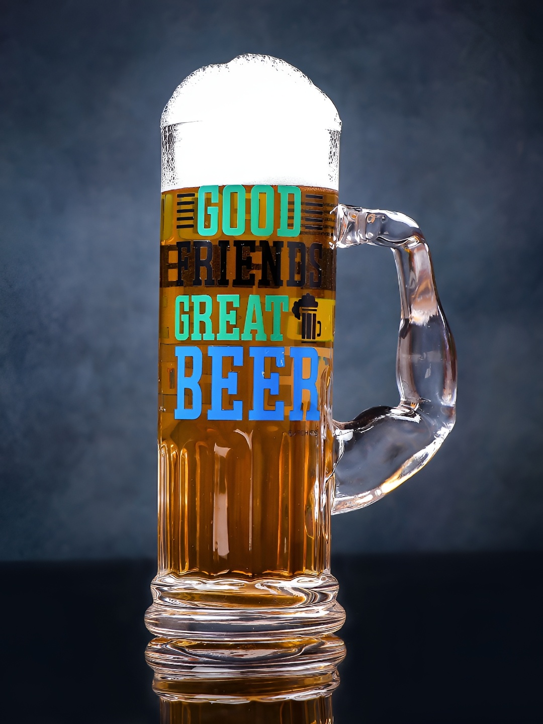 

Archies Transparent Glass Beer Mug