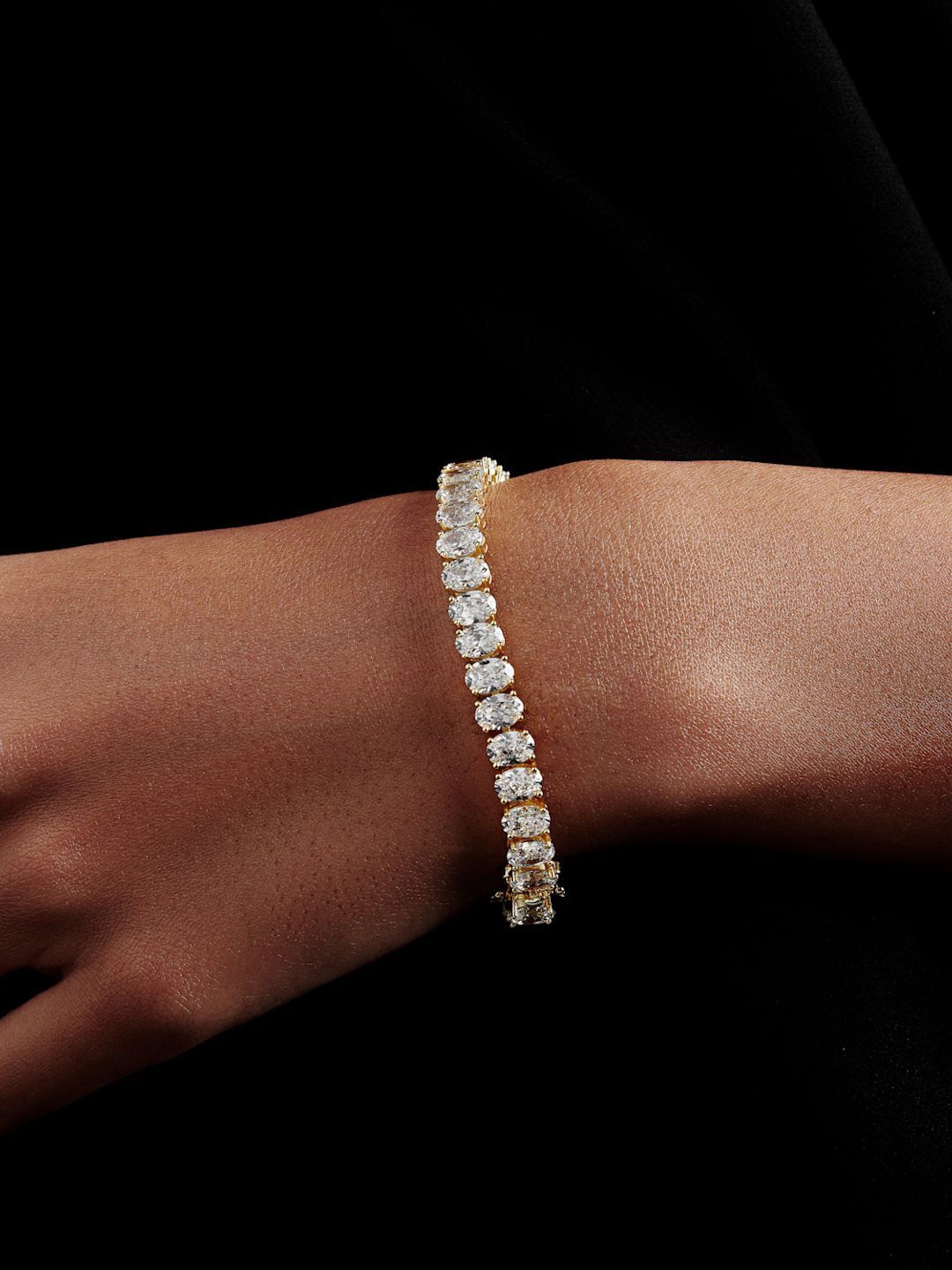 

MISS JO 92.5 Sterling Silver Gold-Plated Wraparound Bracelet