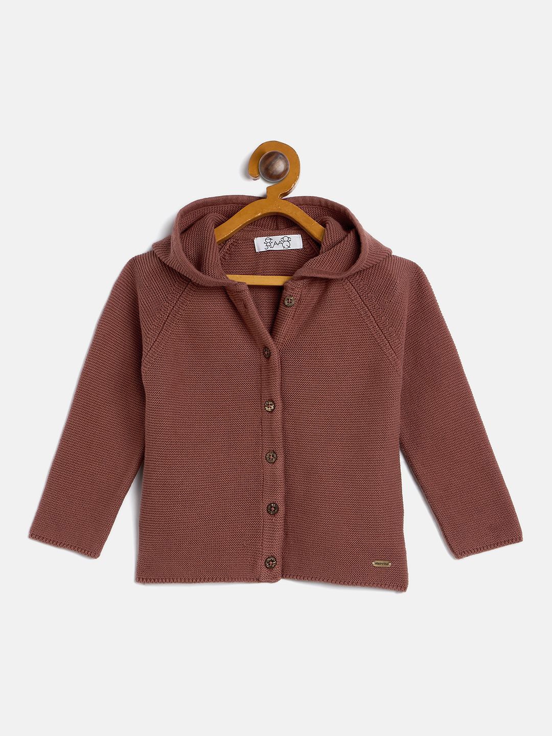 

JWAAQ Kids Ribbed Cotton Winter Sweaters, Brown