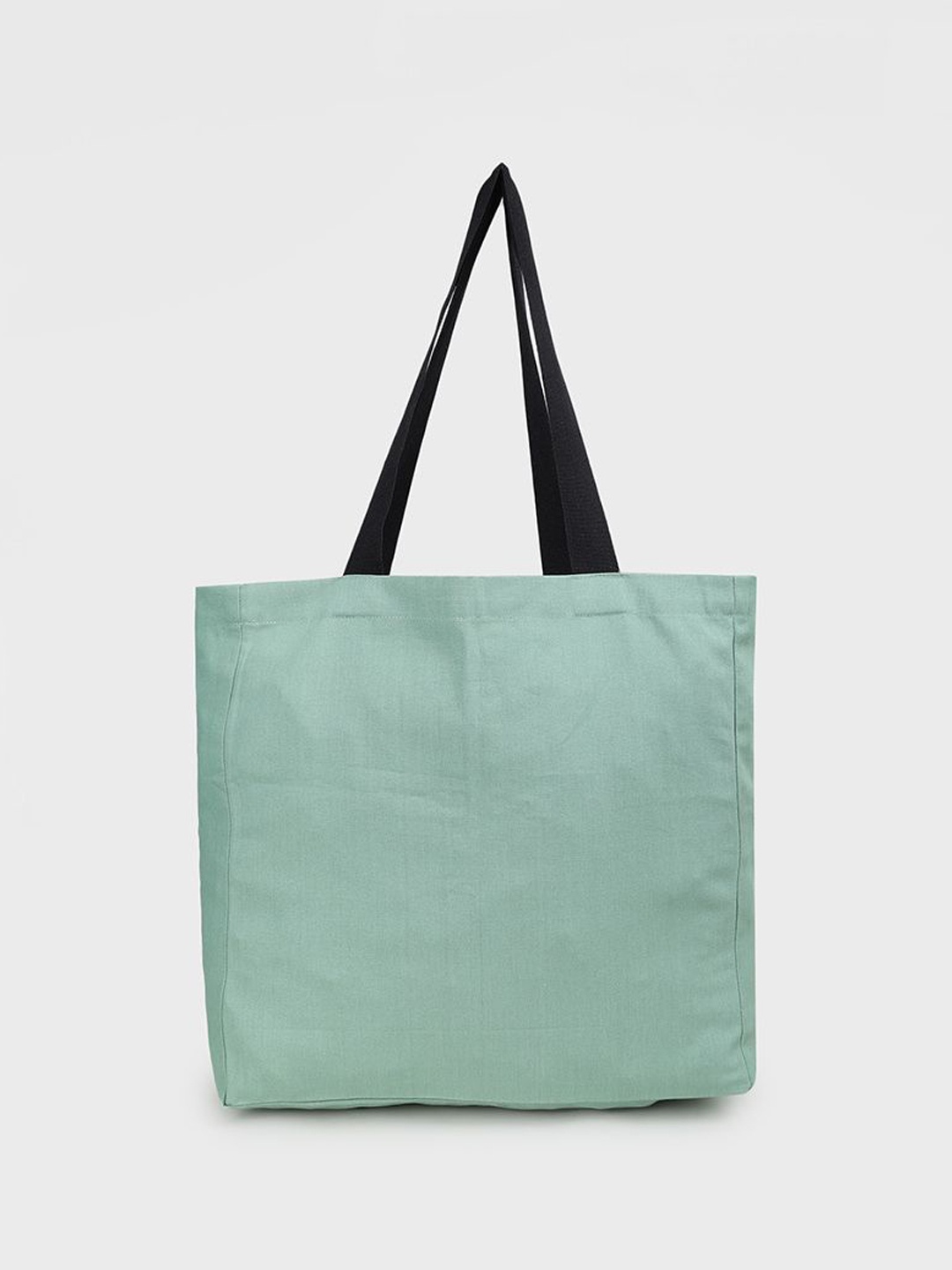 

Ginger by Lifestyle Women Solid Shopper Cotton Tote Bag, Olive