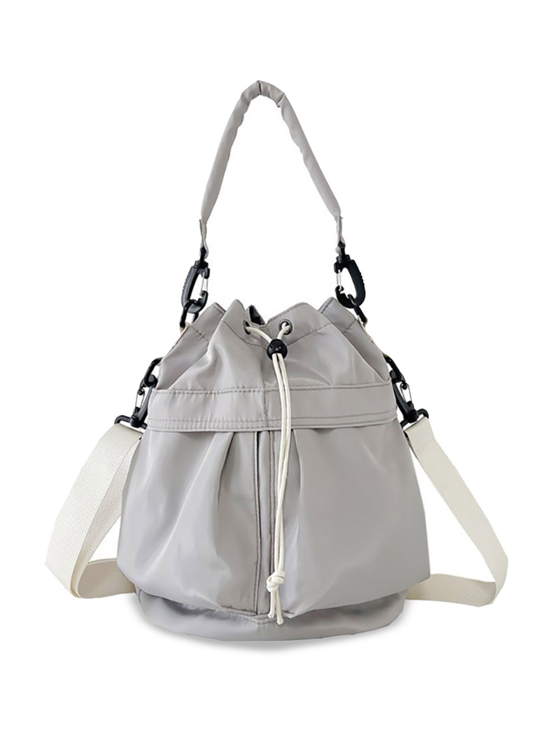 

StyleCast x Revolte Women Solid Shopper Shoulder Bag, Grey