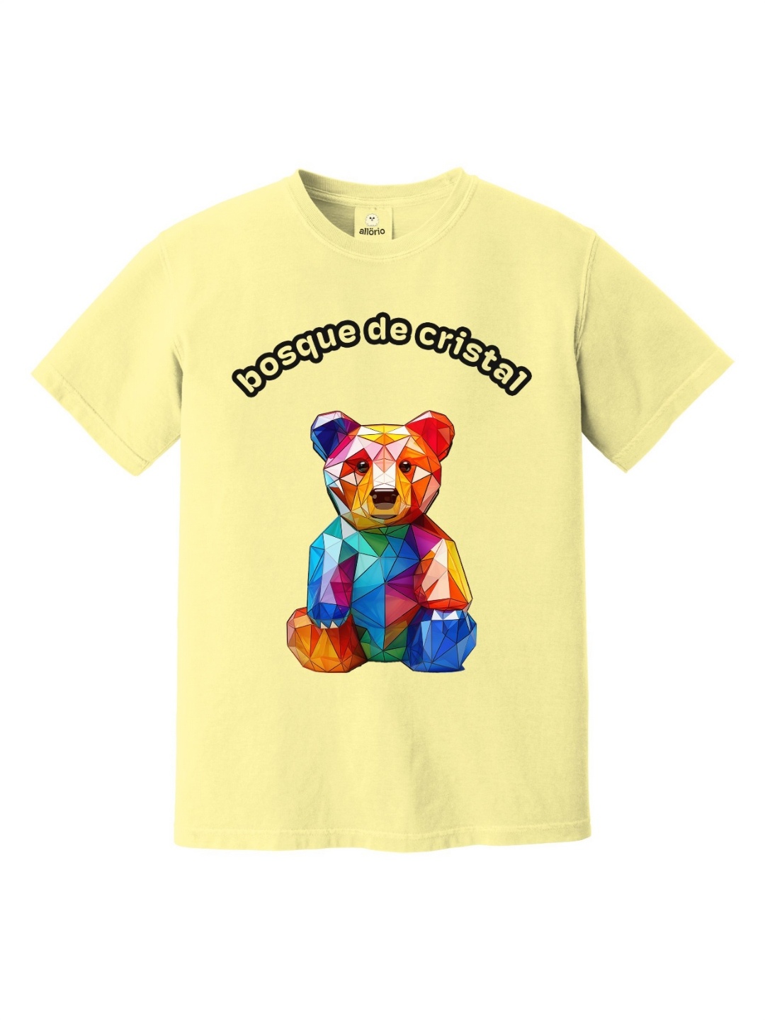 

allorio kids Boys Printed Pure Cotton Applique T-shirt, Yellow