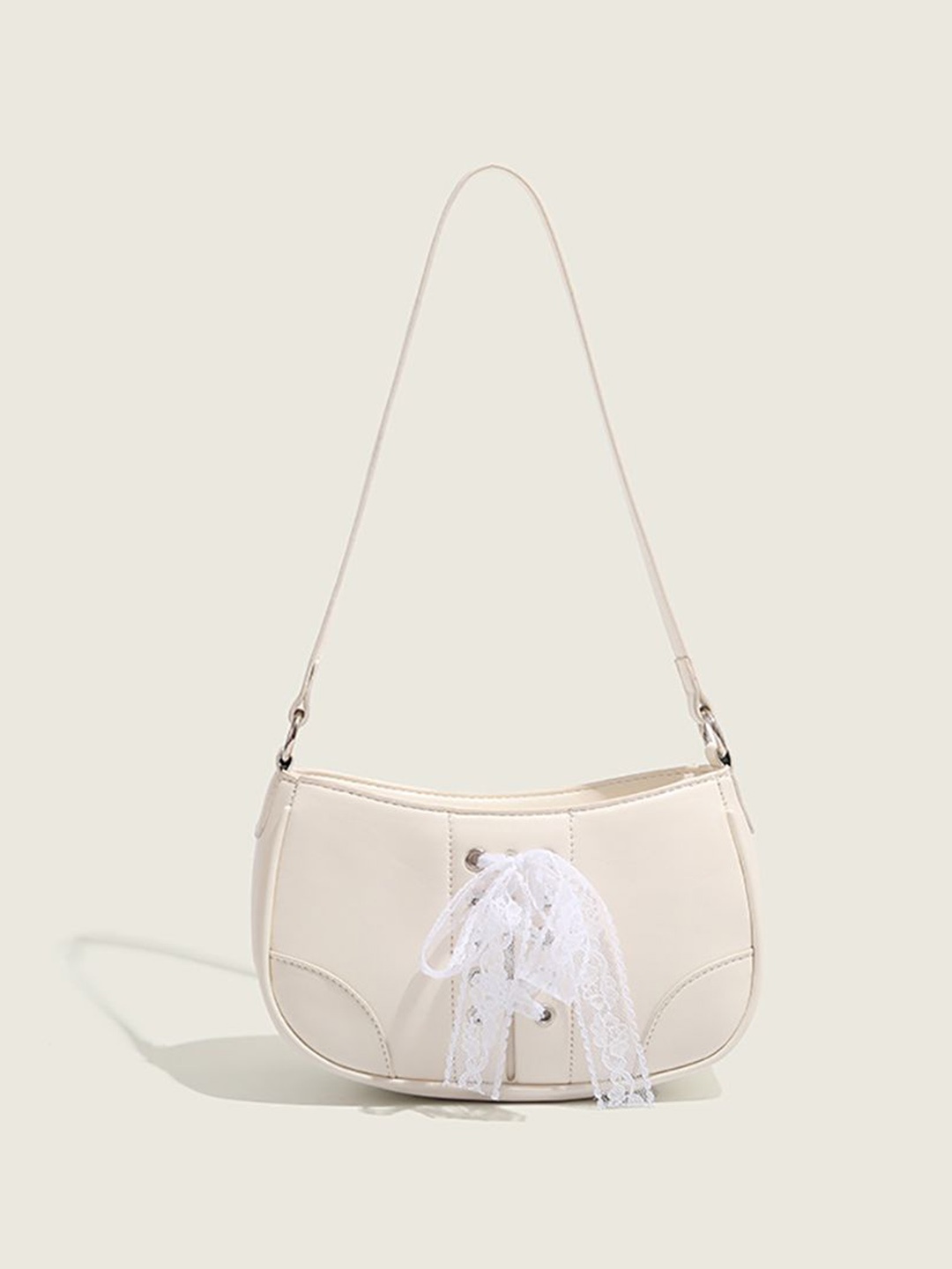 

StyleCast x Revolte Women Solid Shopper Shoulder Bag, Off white