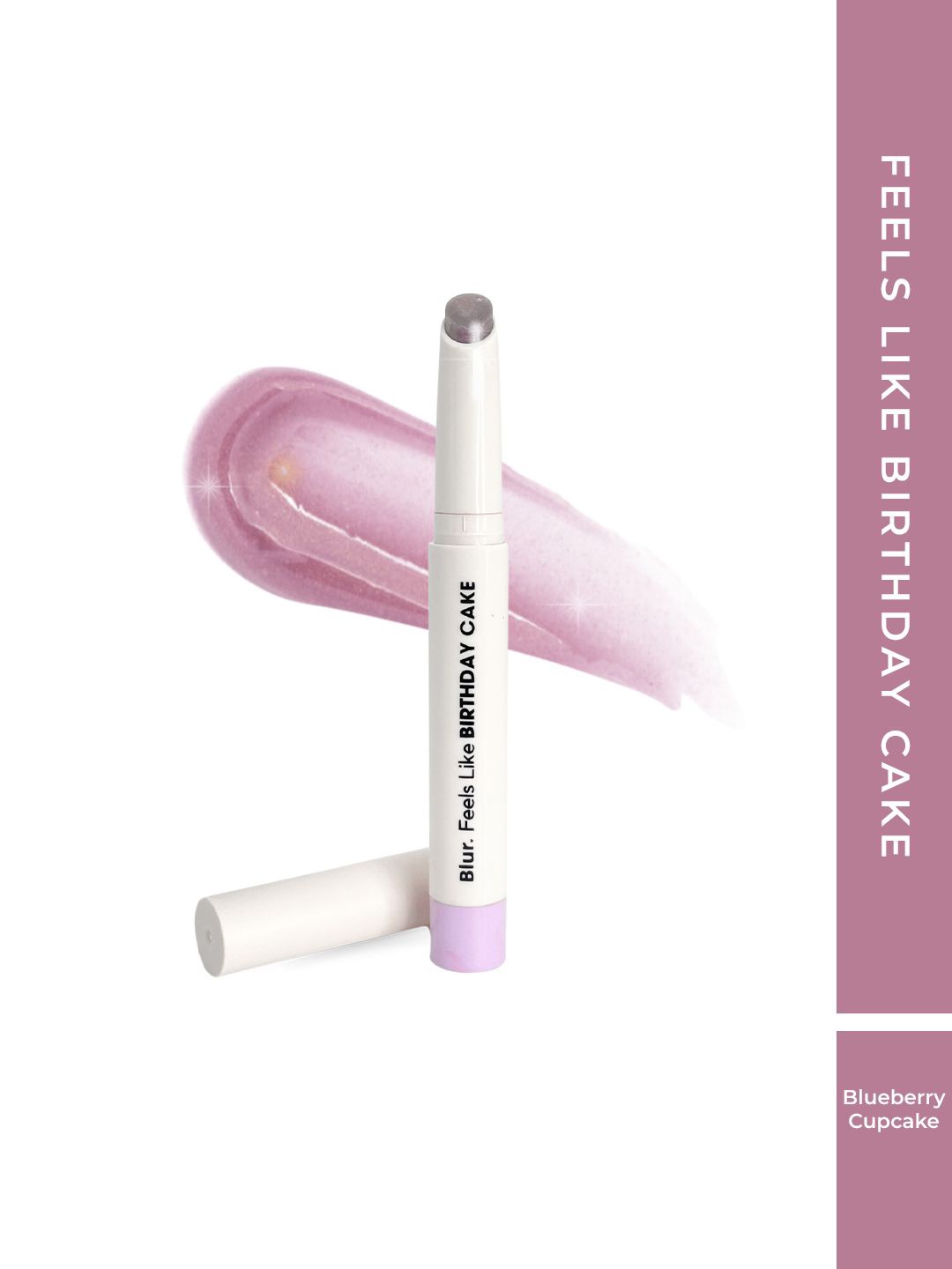 

BLUR INDIA Feels like Birthday Cake Non-Sticky Cheek & Lip Glaze 5 ml - Blueberry Cupcake, Pink