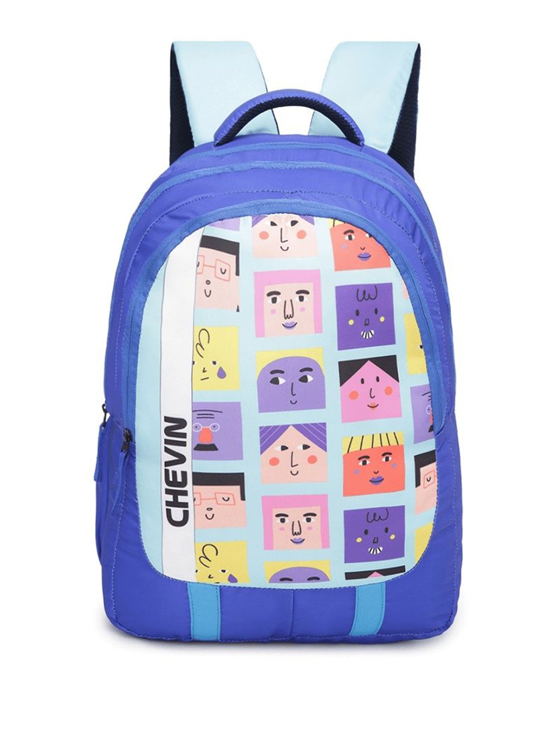 

CHEVIN Unisex Geometric Backpack, Blue