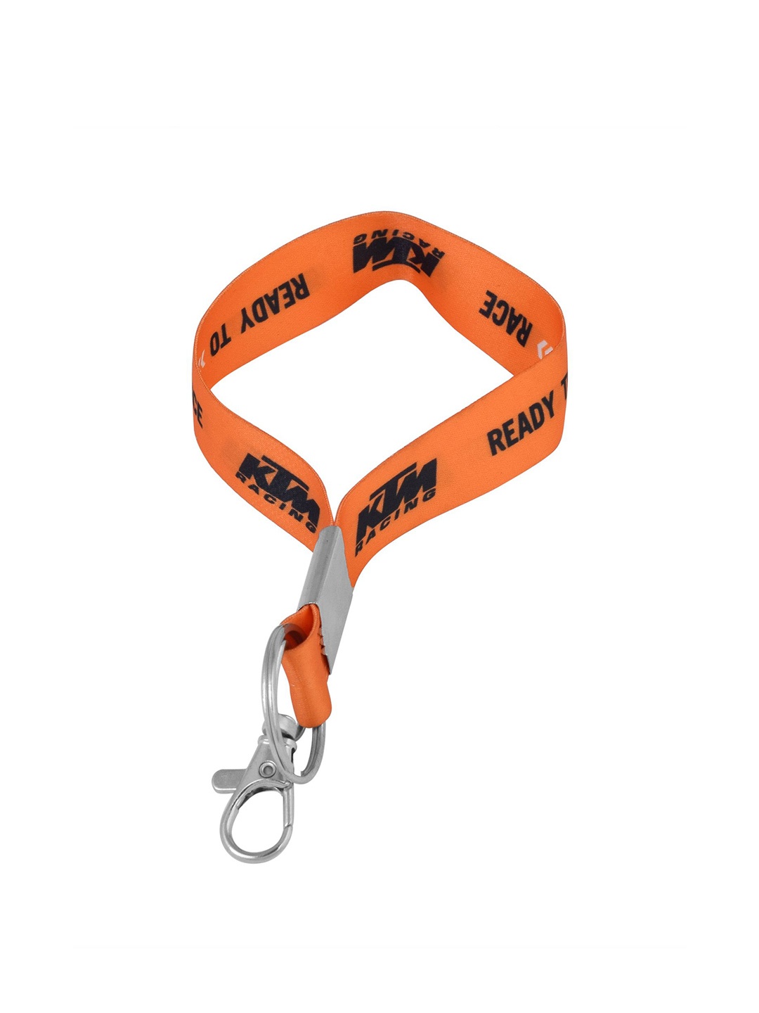 

Memoir Orange-Colored Printed Bike Keychain