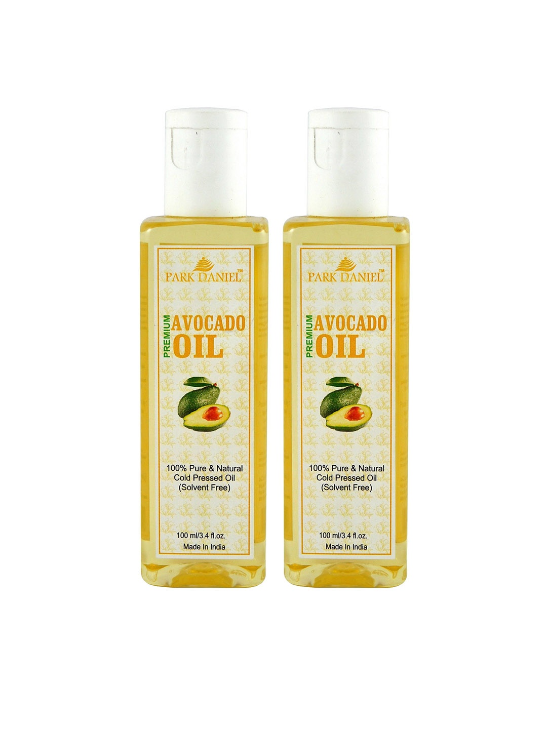 

Park Daniel Set Of 2 Premium Avocado Oil- 100 ml Each, Transparent