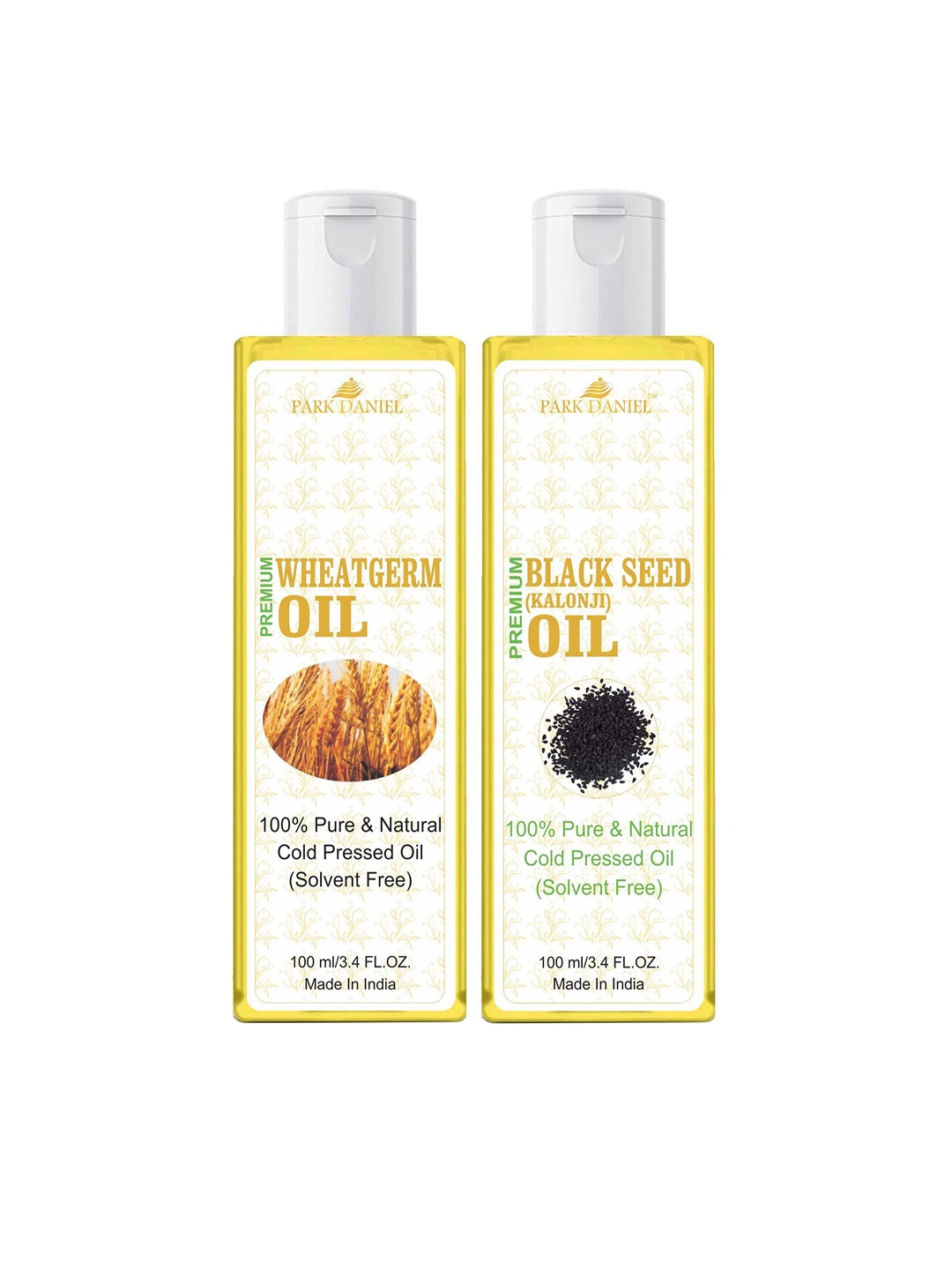 

Park Daniel Set Of 2 Wheatgerm Oil With Blackseed Oil - 100 ml Each, Transparent