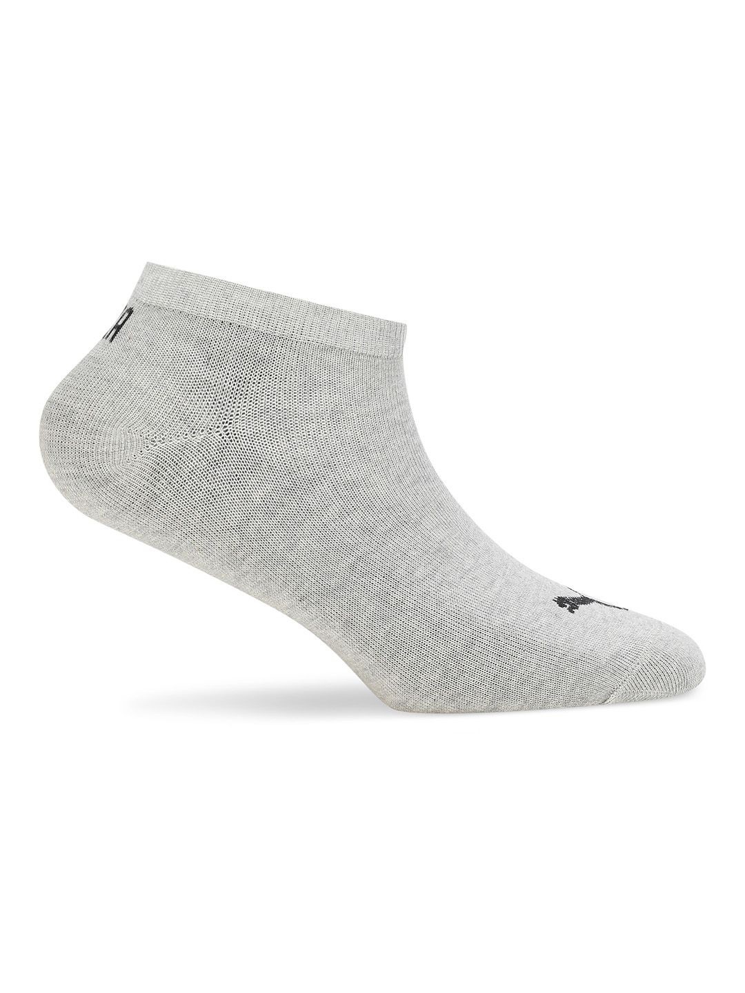 

PUMA Cotton Ankle Length Sneaker Socks, Grey