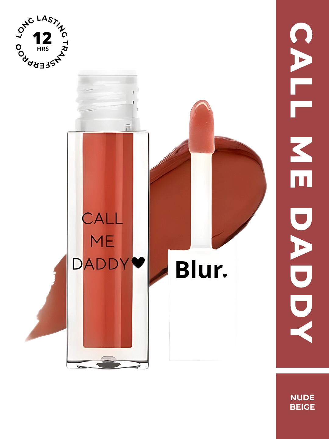 

BLUR INDIA Call Me Daddy Nude Matte Liquid Lipstick 5ml - Nude Beige